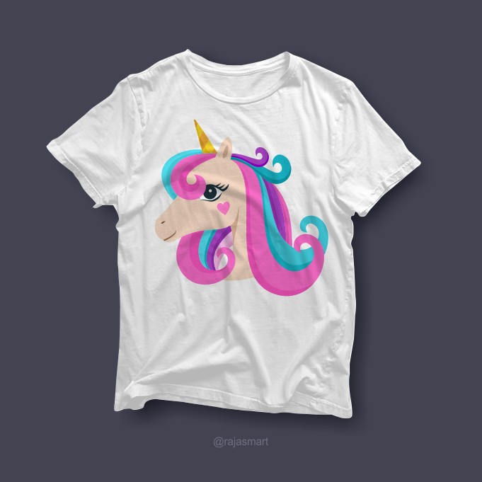 Cute Unicorn T-shirt Bundle