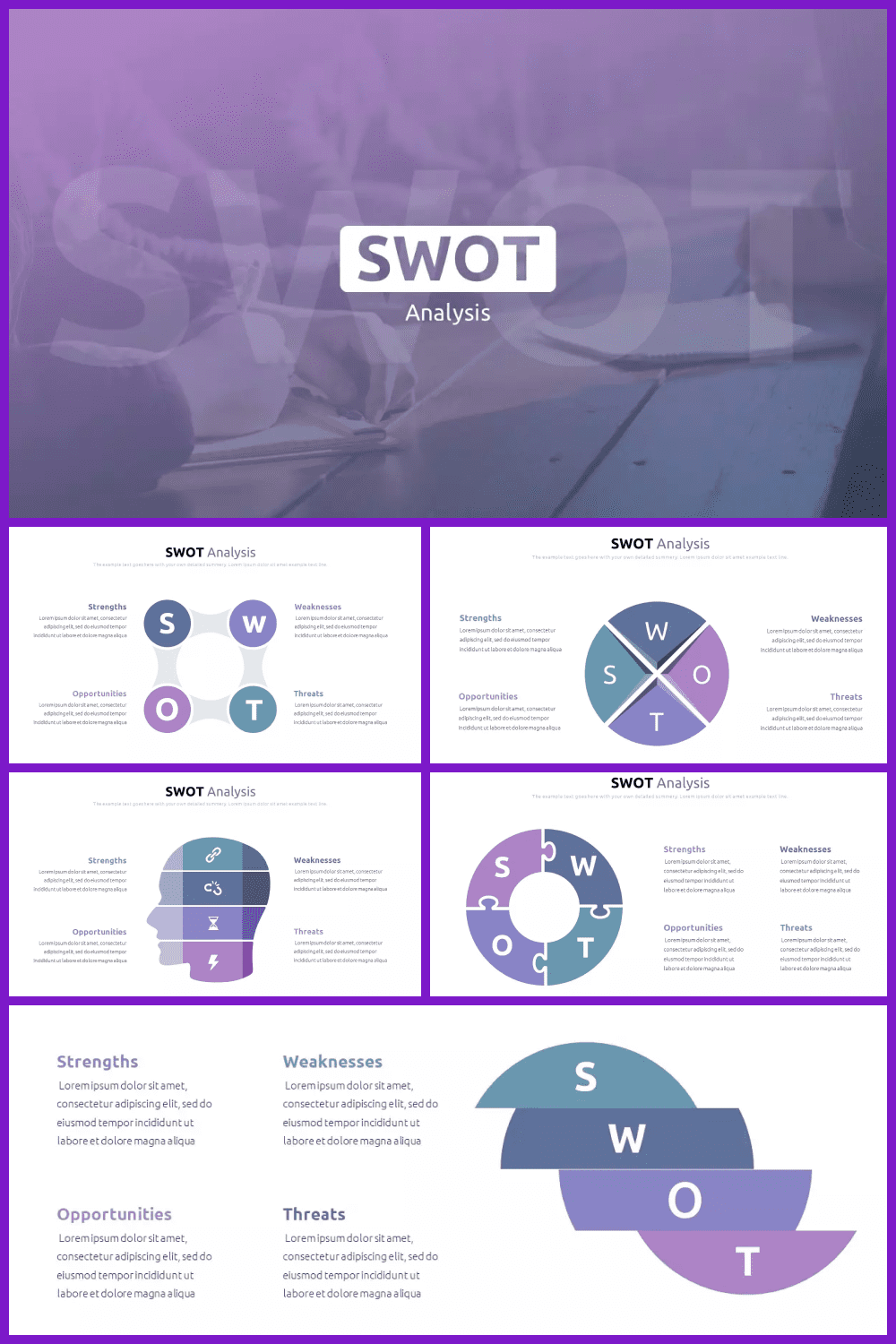 SWOT Analysis Template.