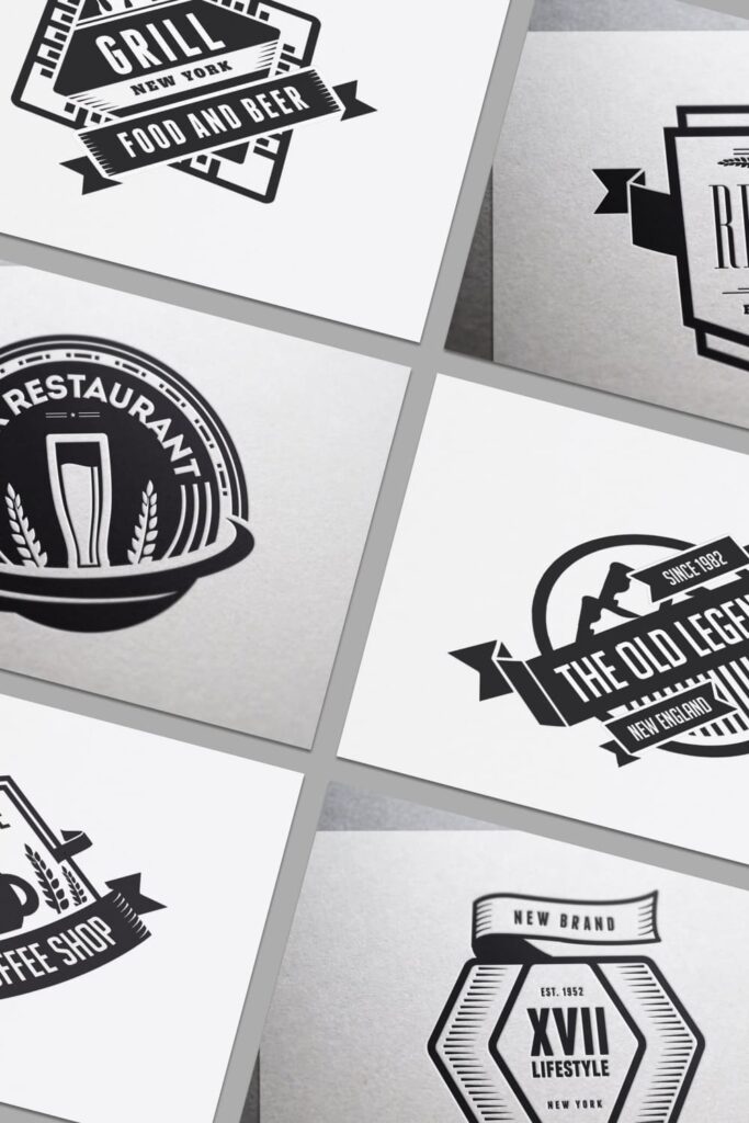 Bundle 80 Vintage Logos & Badges – MasterBundles