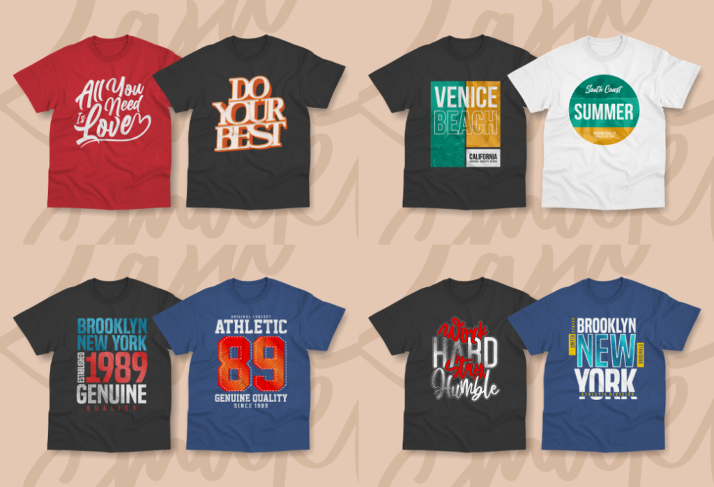 100 TYPOGRAPHY T-SHIRT DESIGN BUNDLE - MasterBundles