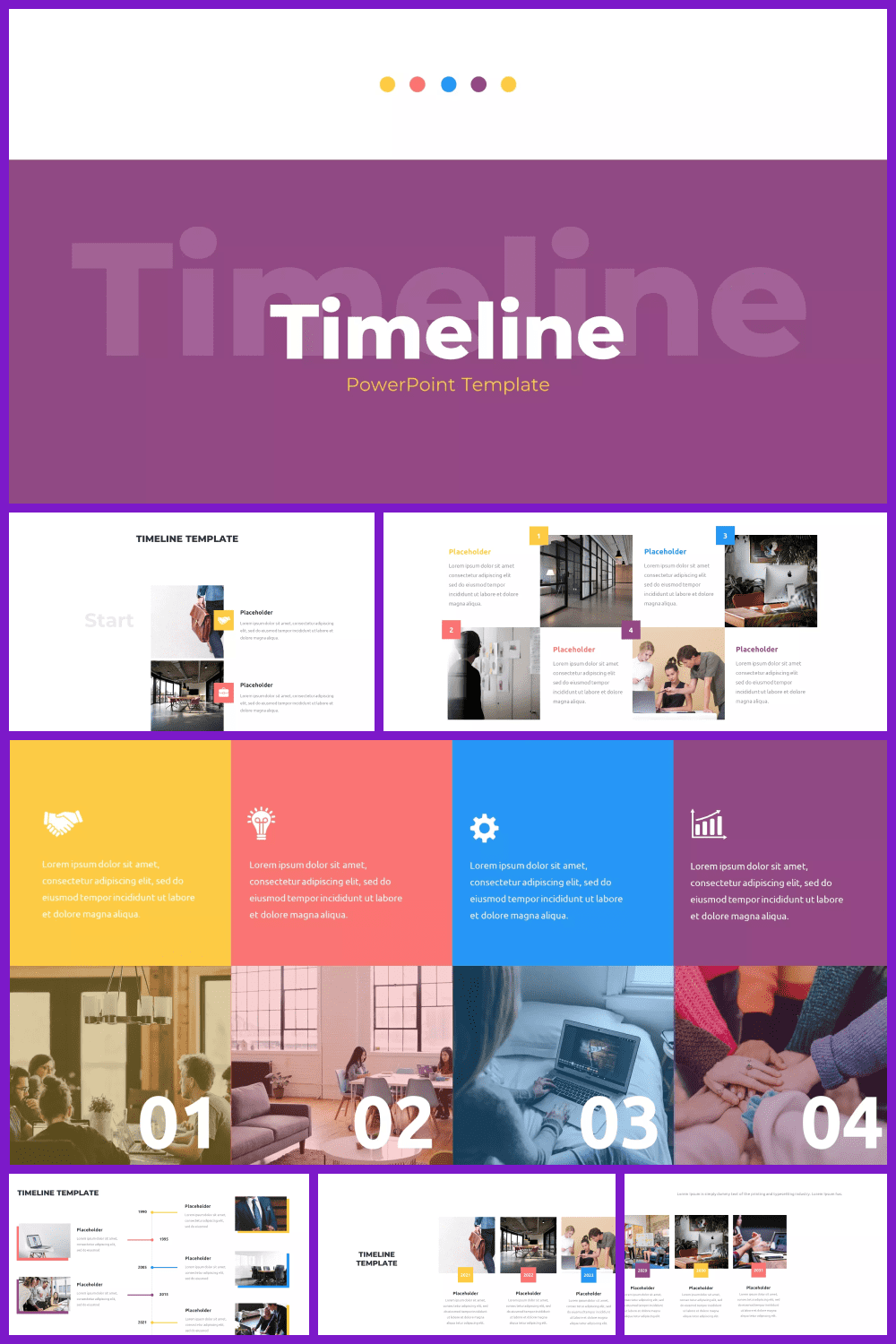 Timeline Presentation Templates: PowerPoint, Google Slides, Keynote.