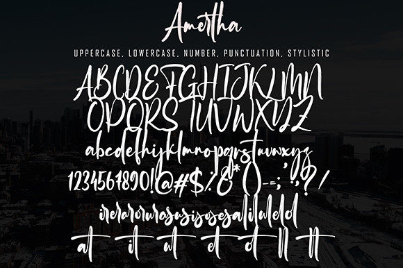 Amertha Font.