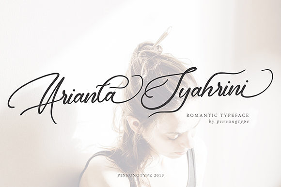 Arianta Syahrini Font.