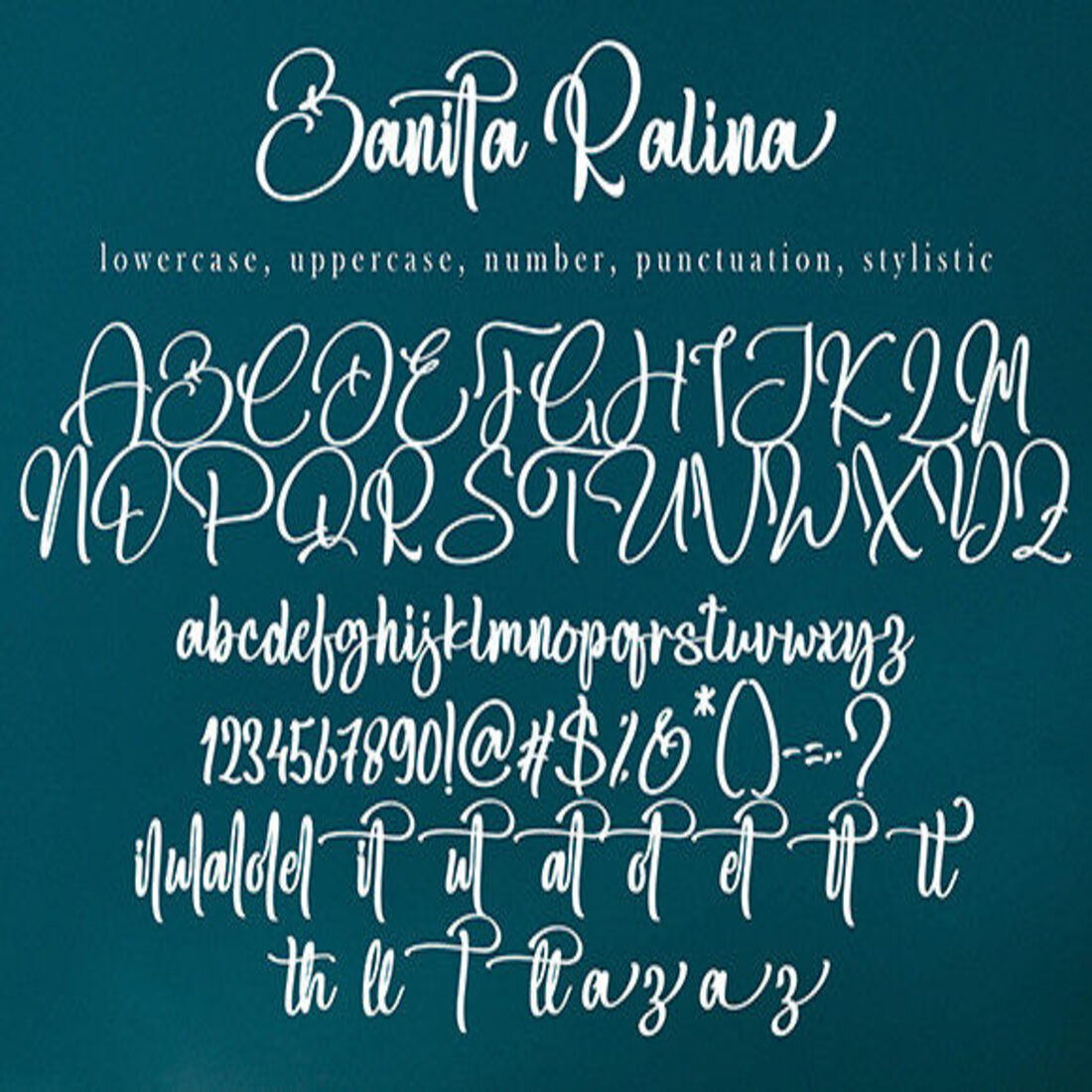 Banita Ralina Font cover.