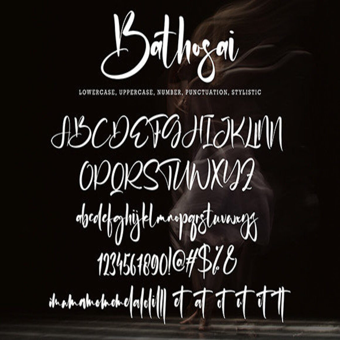 Bathosai Font cover.