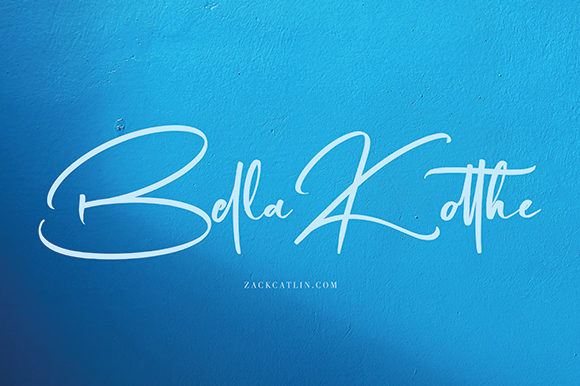 Berttang Sella is a relaxed and casual script font.