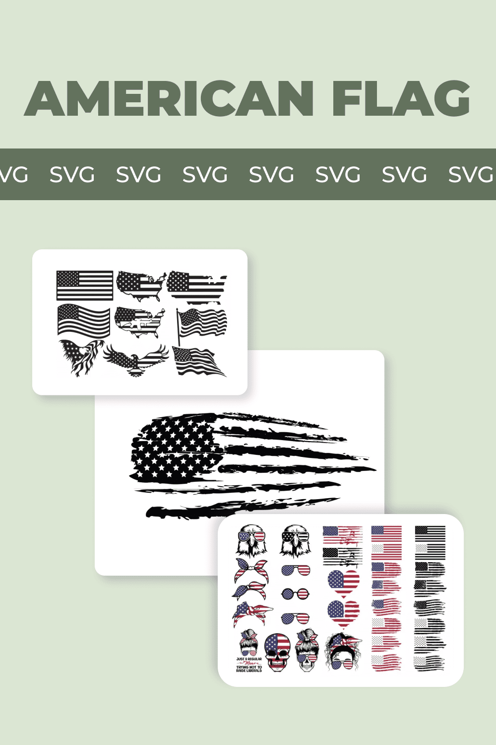 best american flag svg files for 2023 free and paid pinterest 230
