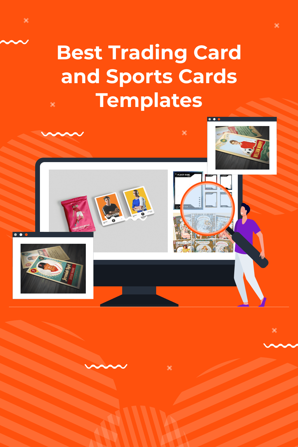 Best trading card and sports cards templates.