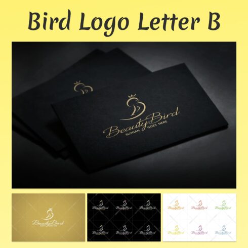 Bird Logo Letter B.