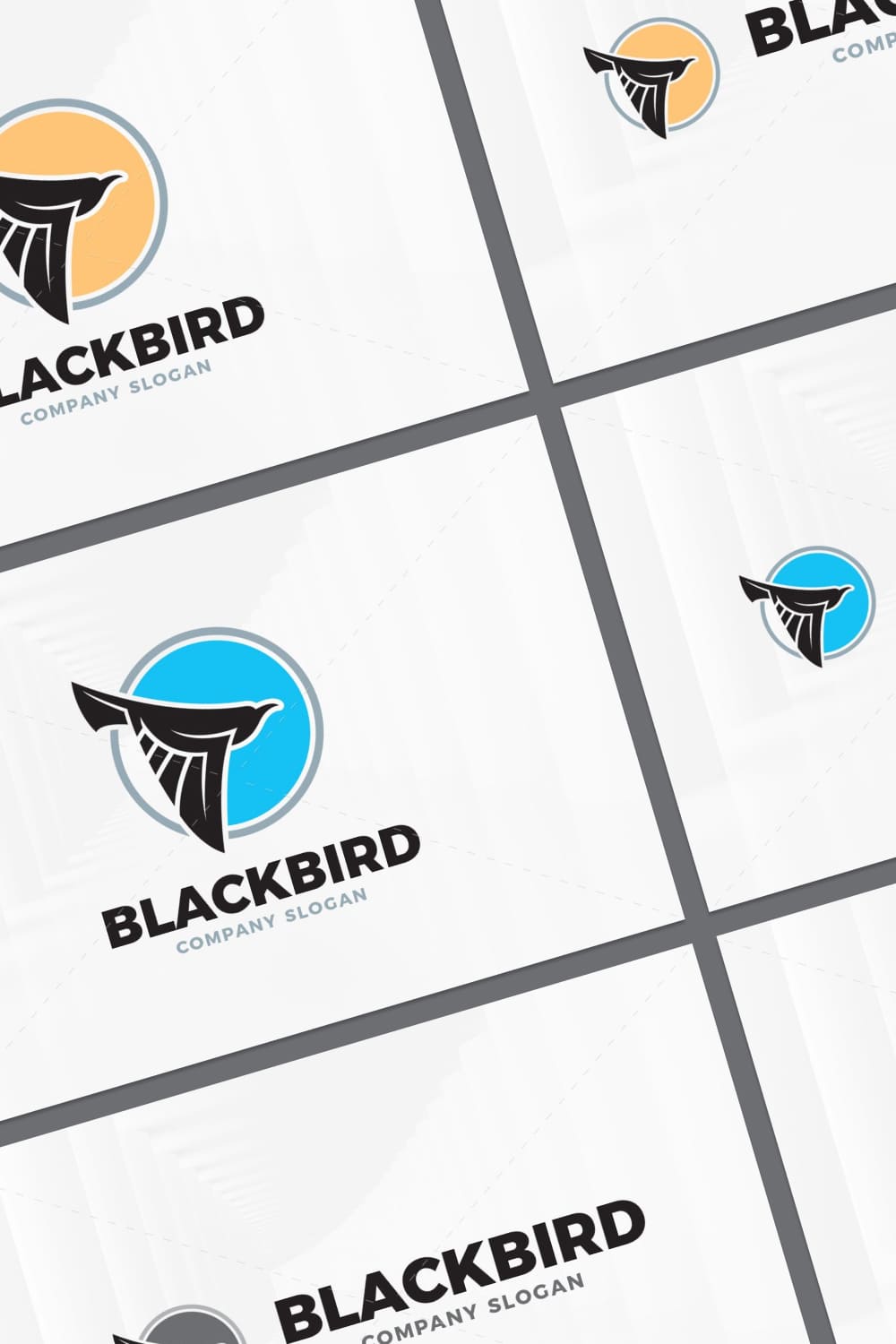 Black Bird Logo Template.
