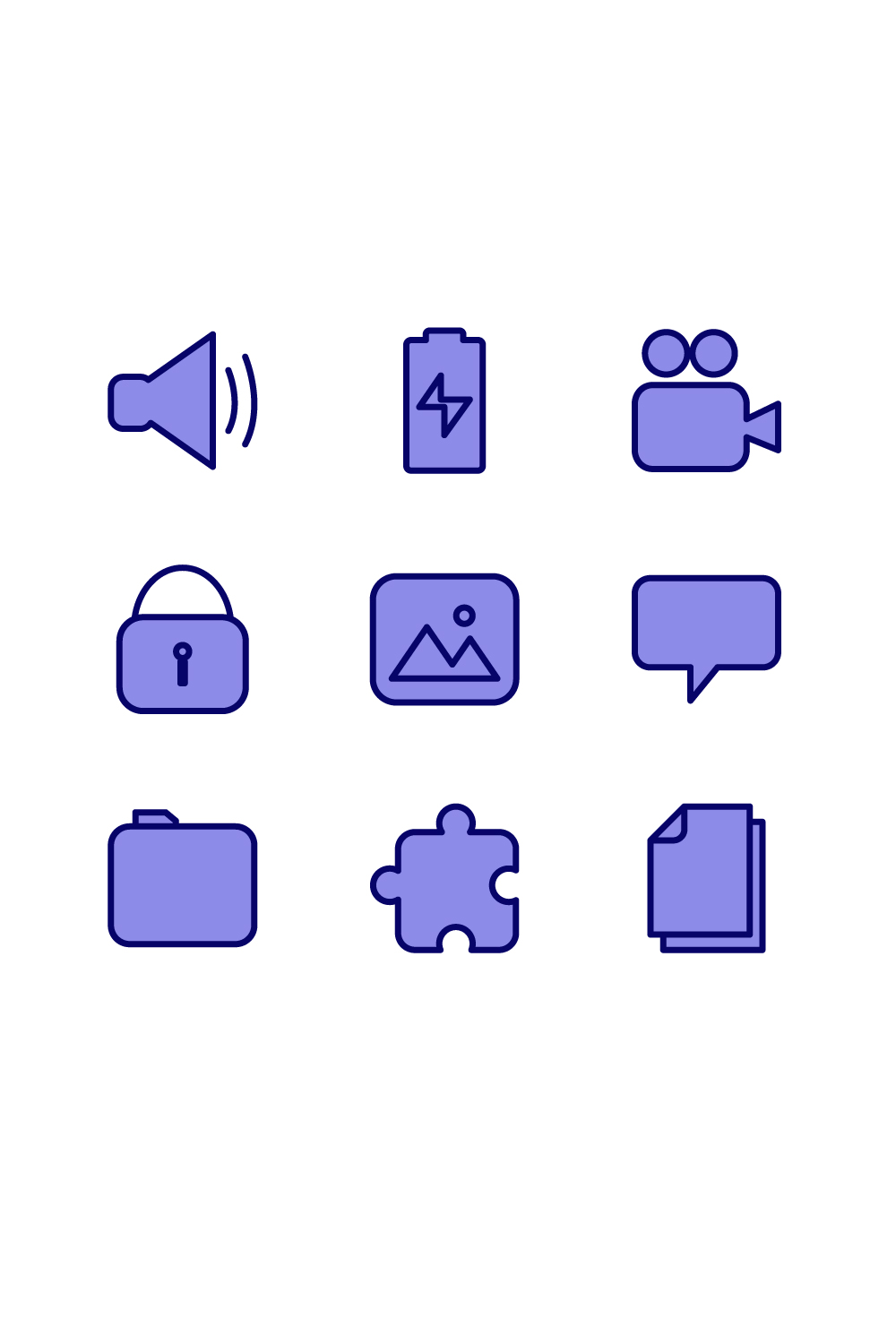 Free Blue App Icons.
