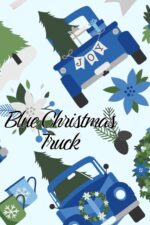 Blue Christmas Truck Clipart + SVG – MasterBundles