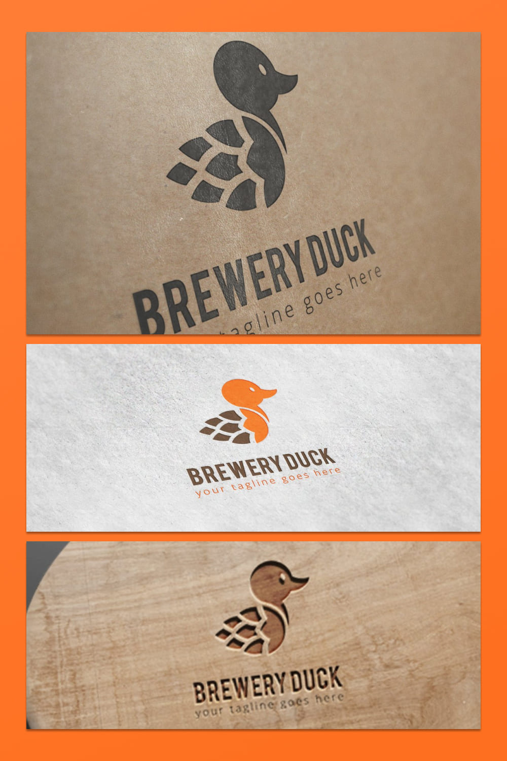 brewery duck logo template 05