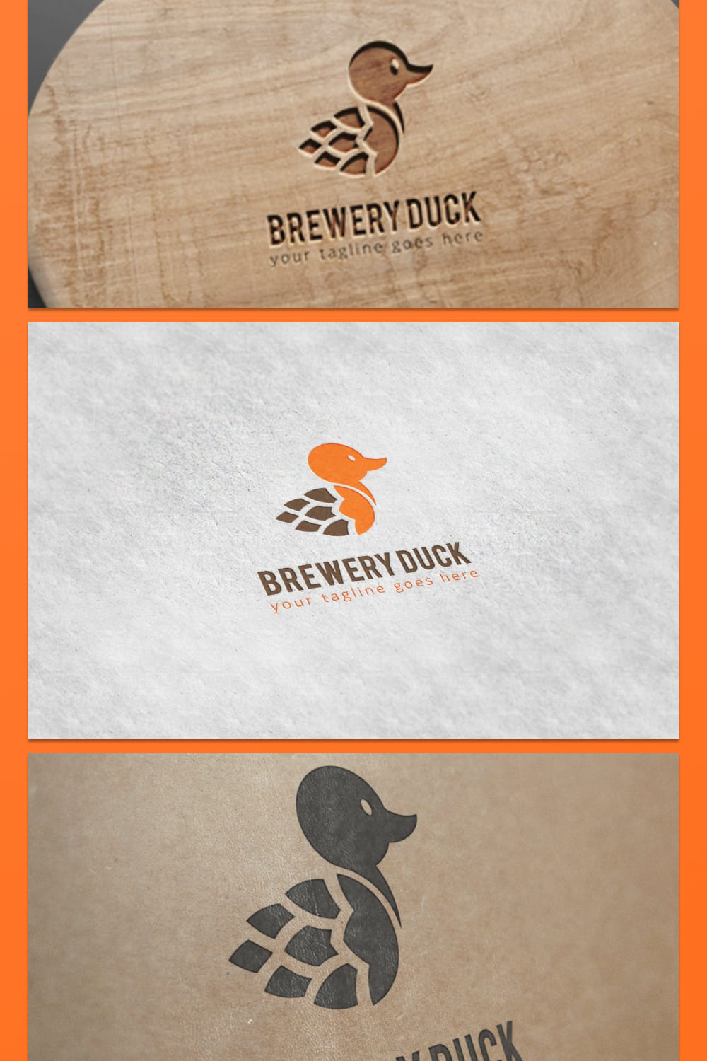 Brewery Duck Logo Template.