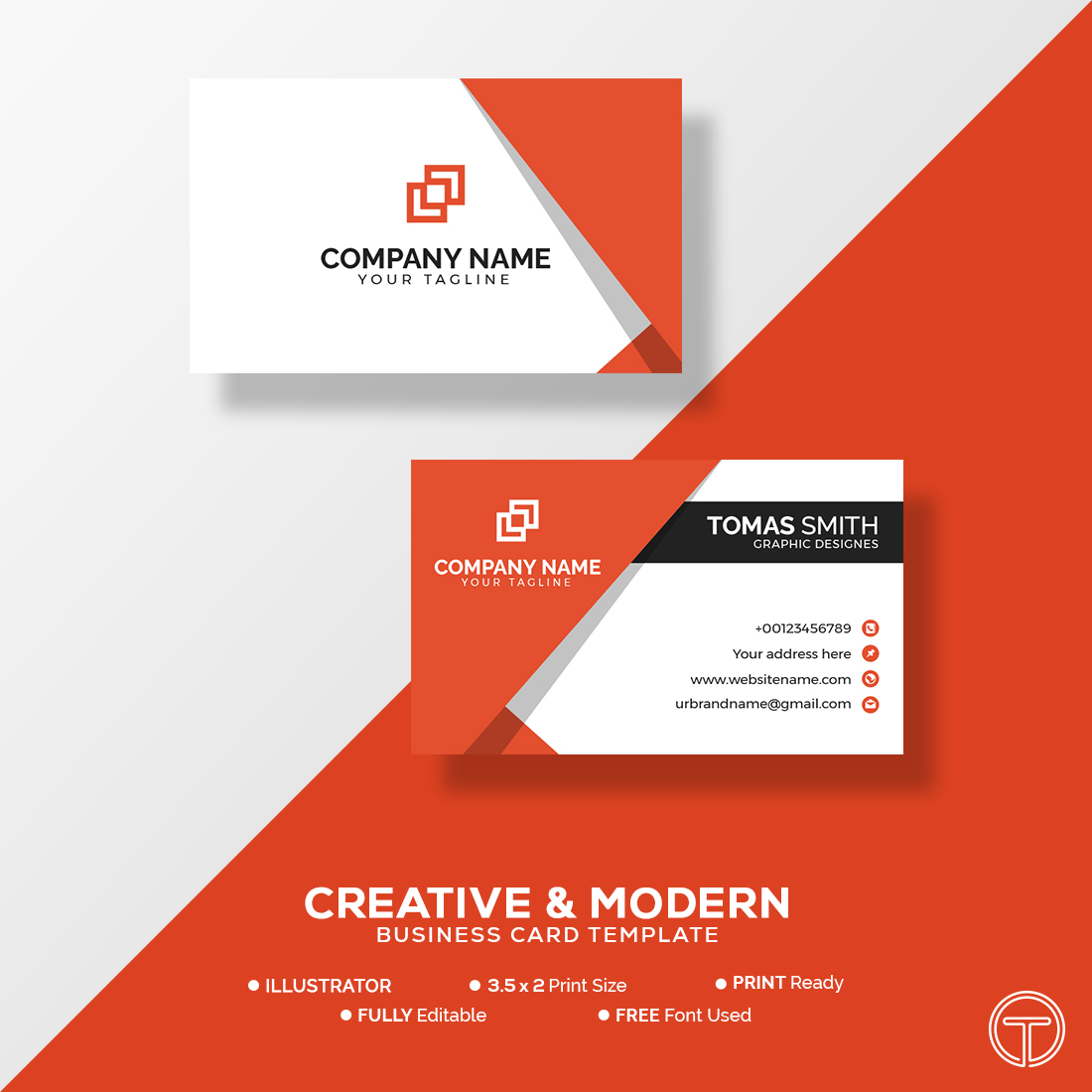 business card and visiting card design for print ready for 6 1 1