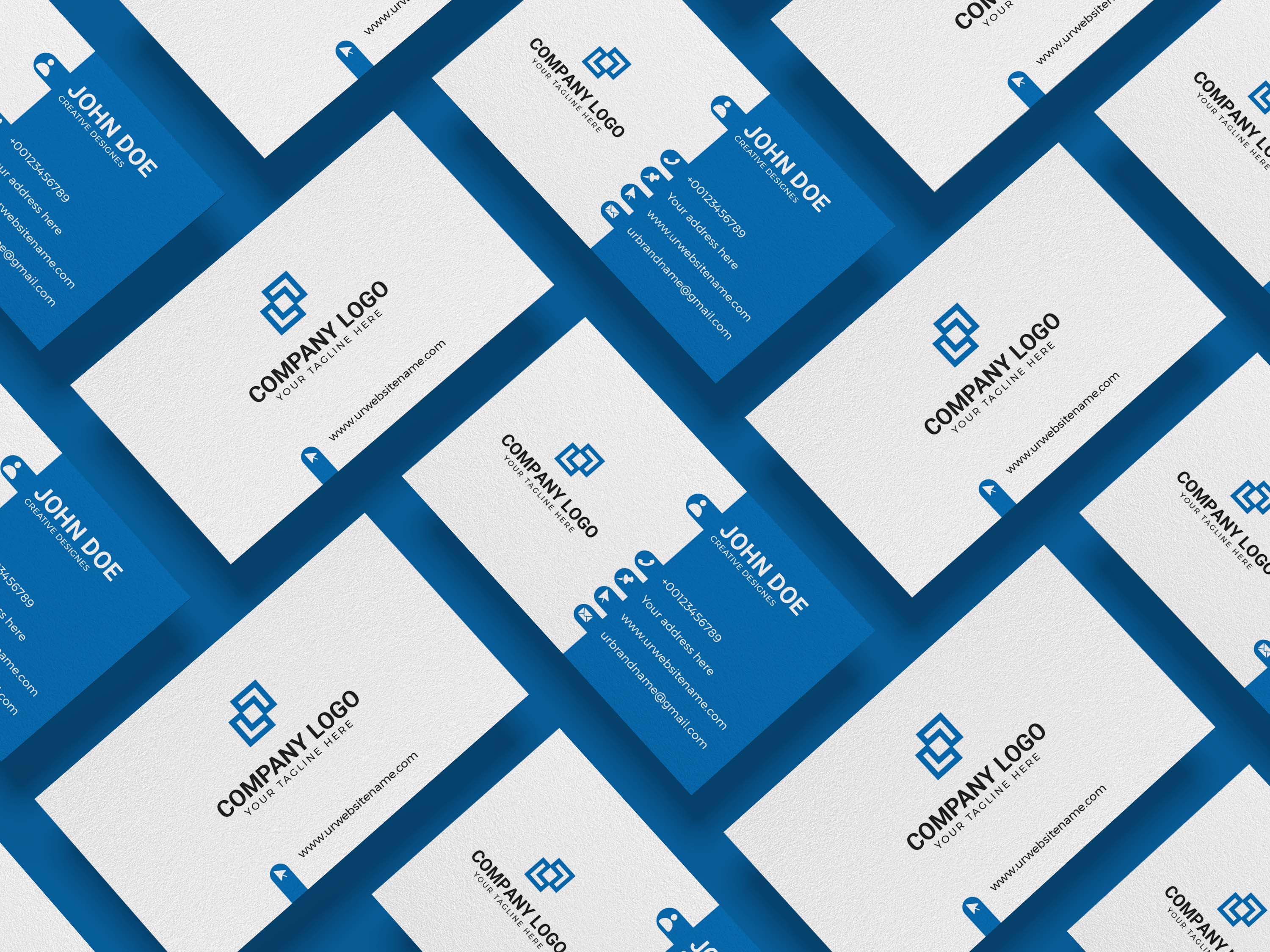 business card template double sided design 5