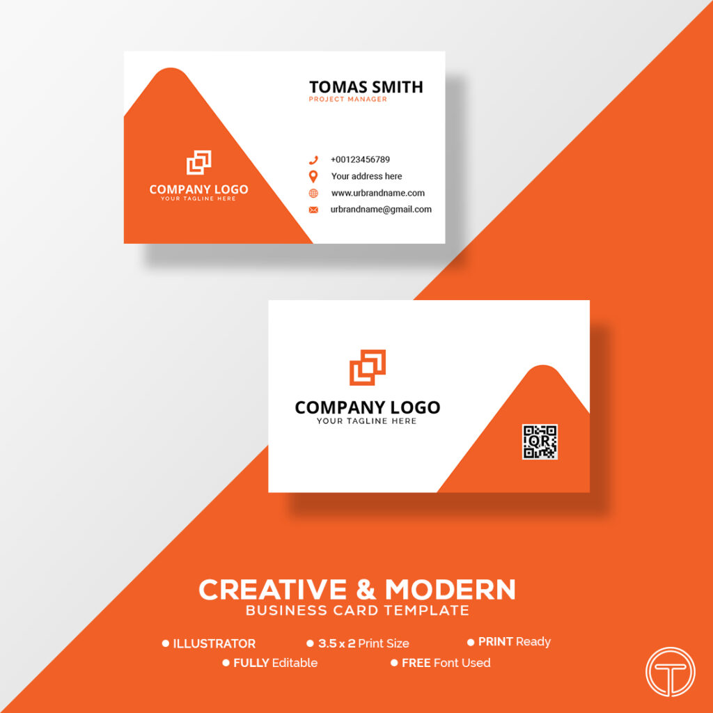 Corporative Business Card Templates In 4 colors | MasterBundles