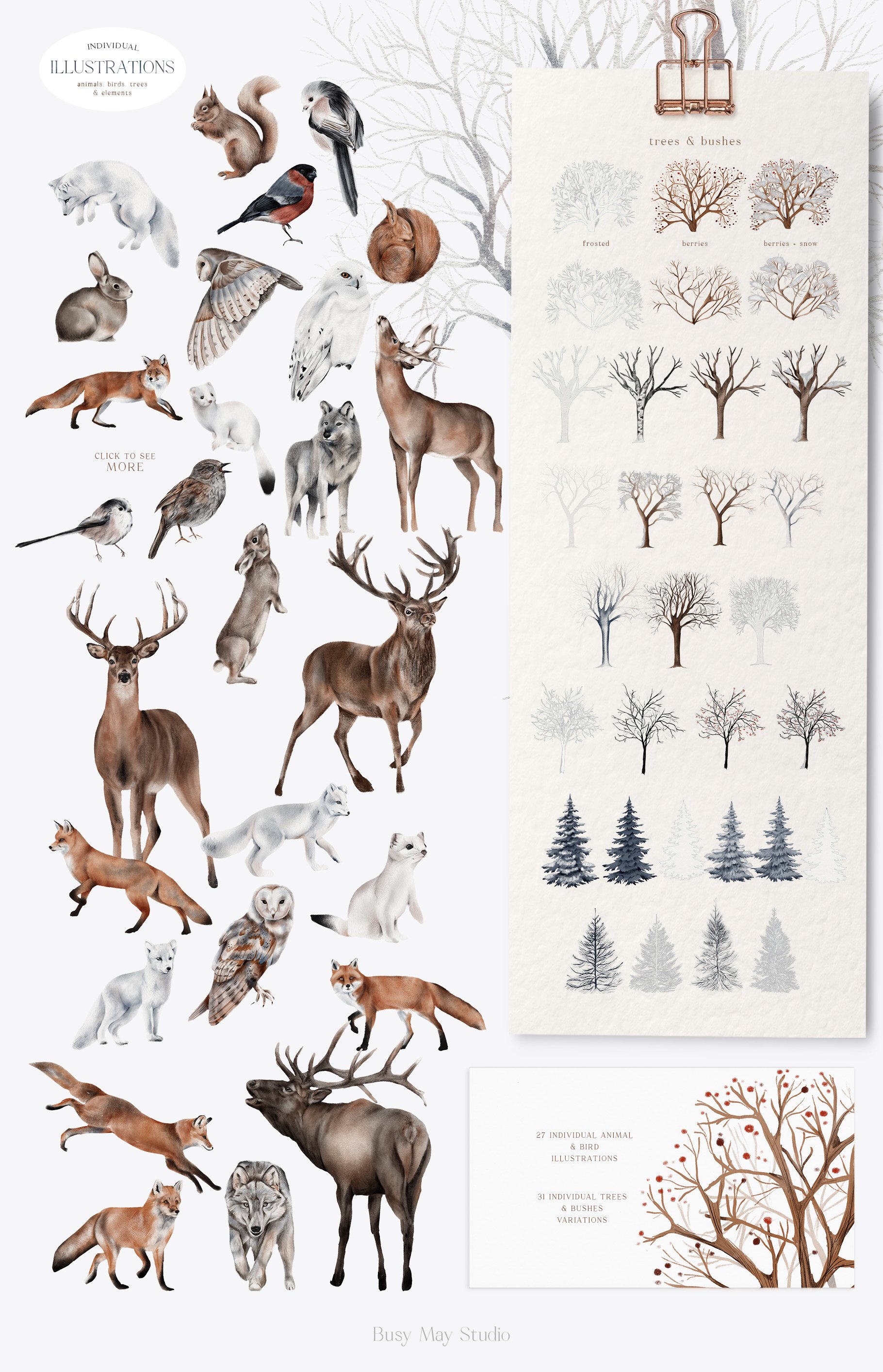 Huge Winter Woodland Scene Creator.