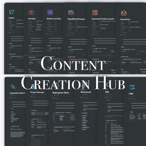 Content Creation Hub.