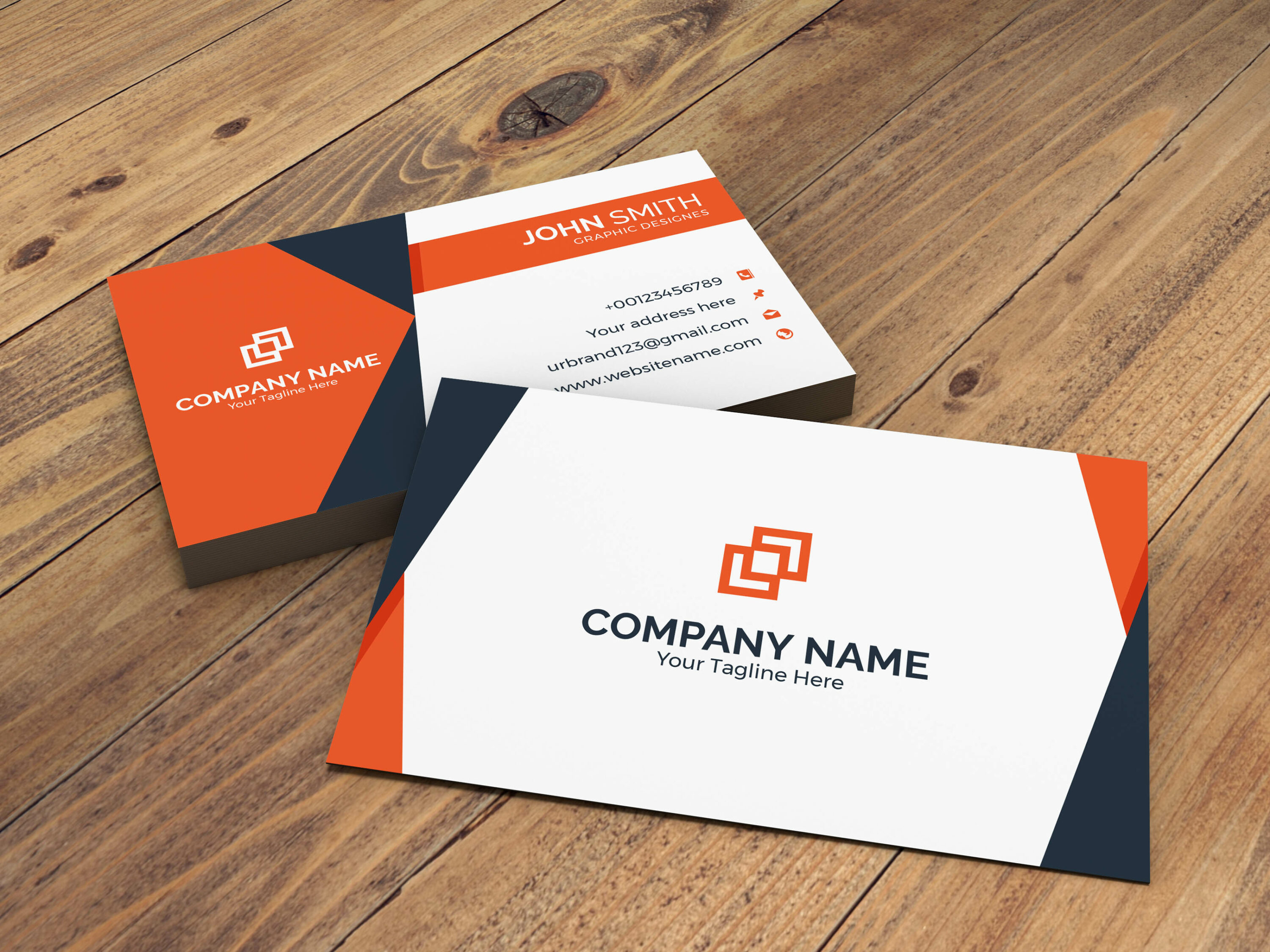 corporate colorful visiting card design 5