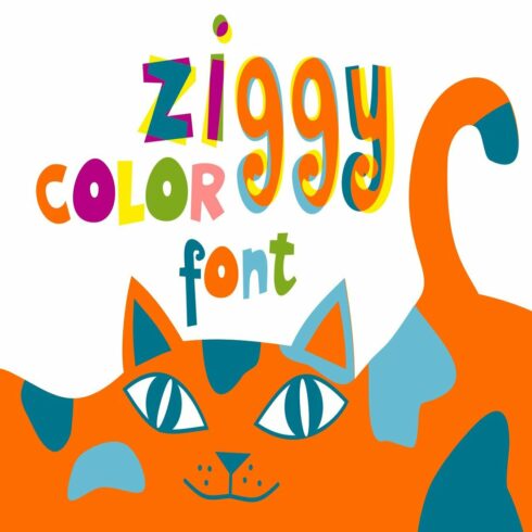Ziggy color font.