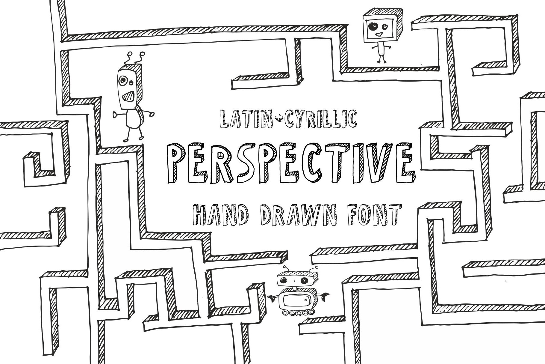 Perspective Font.