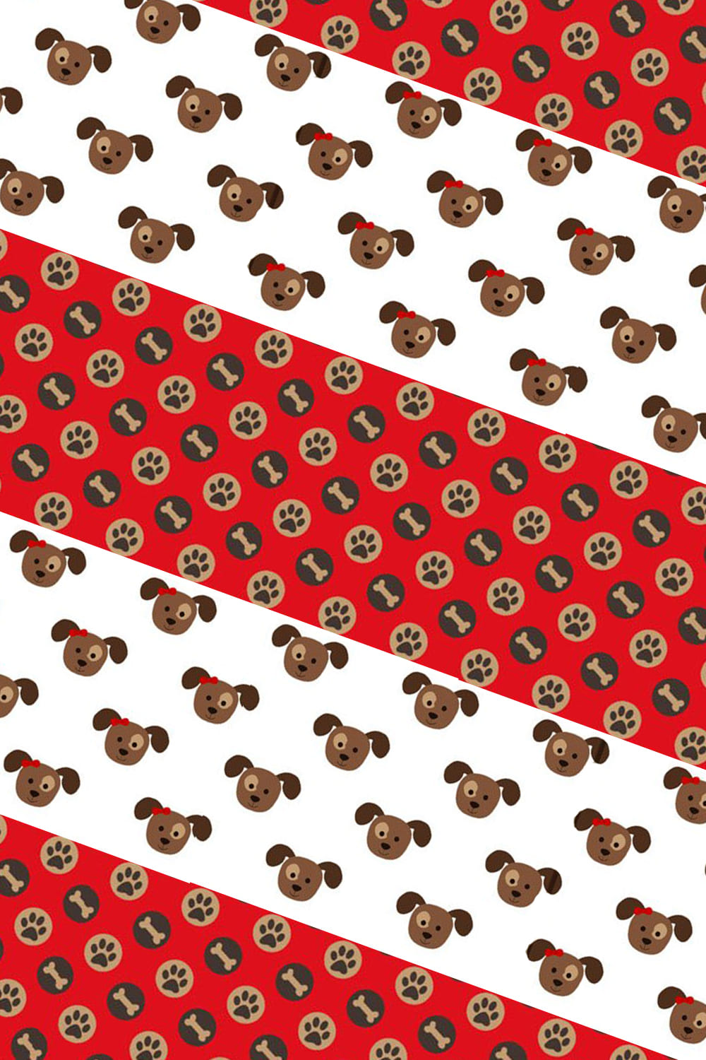 Dog Puppy Digital Papers.