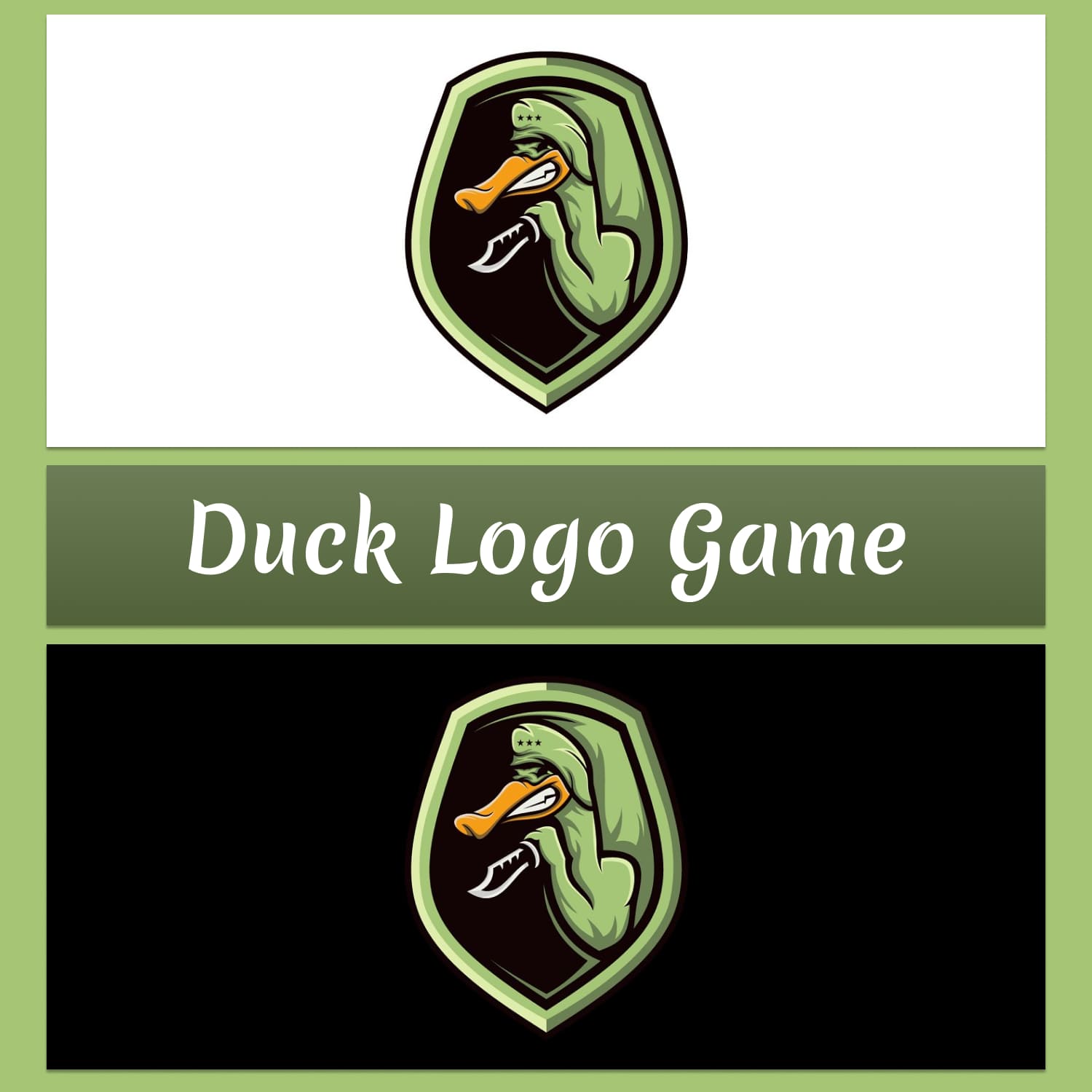 Duck logo game.