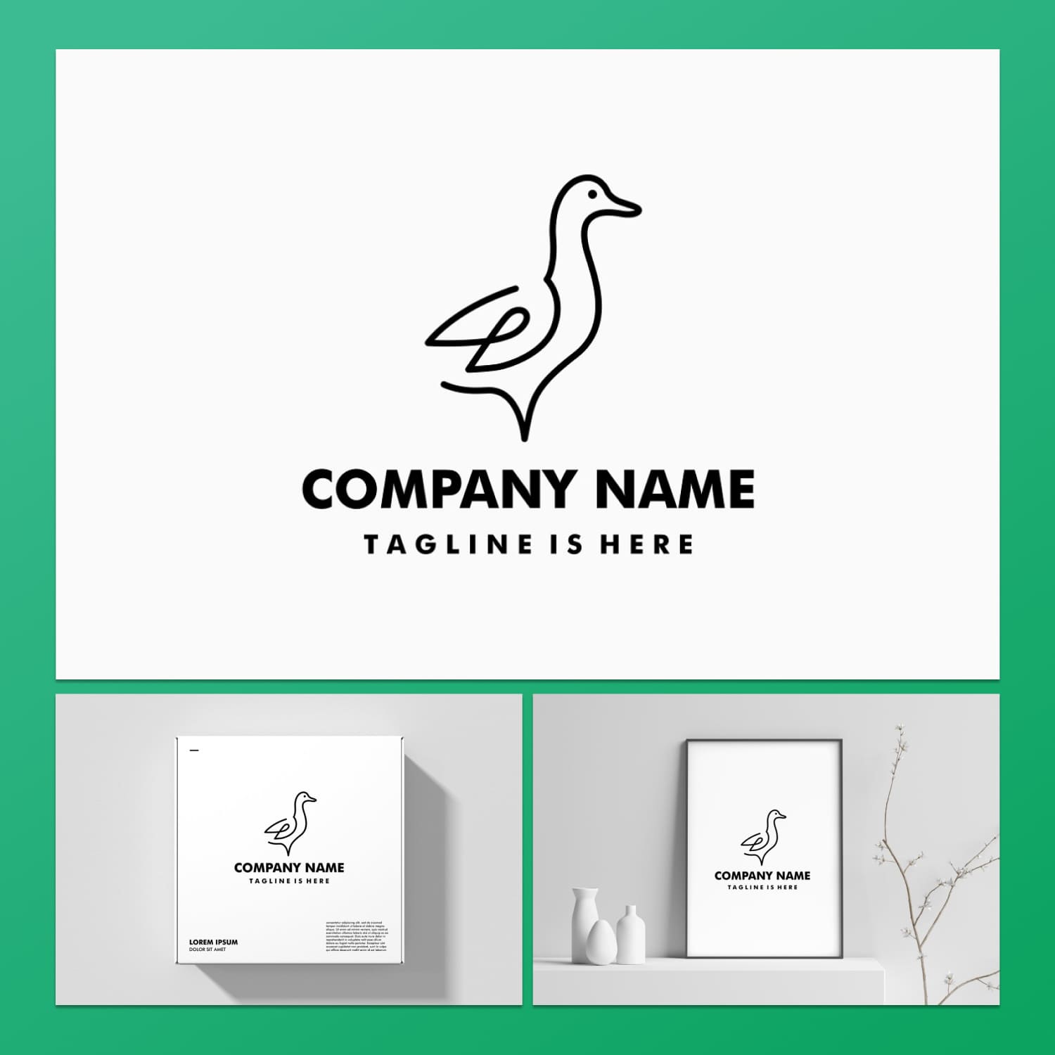 Duck logo.
