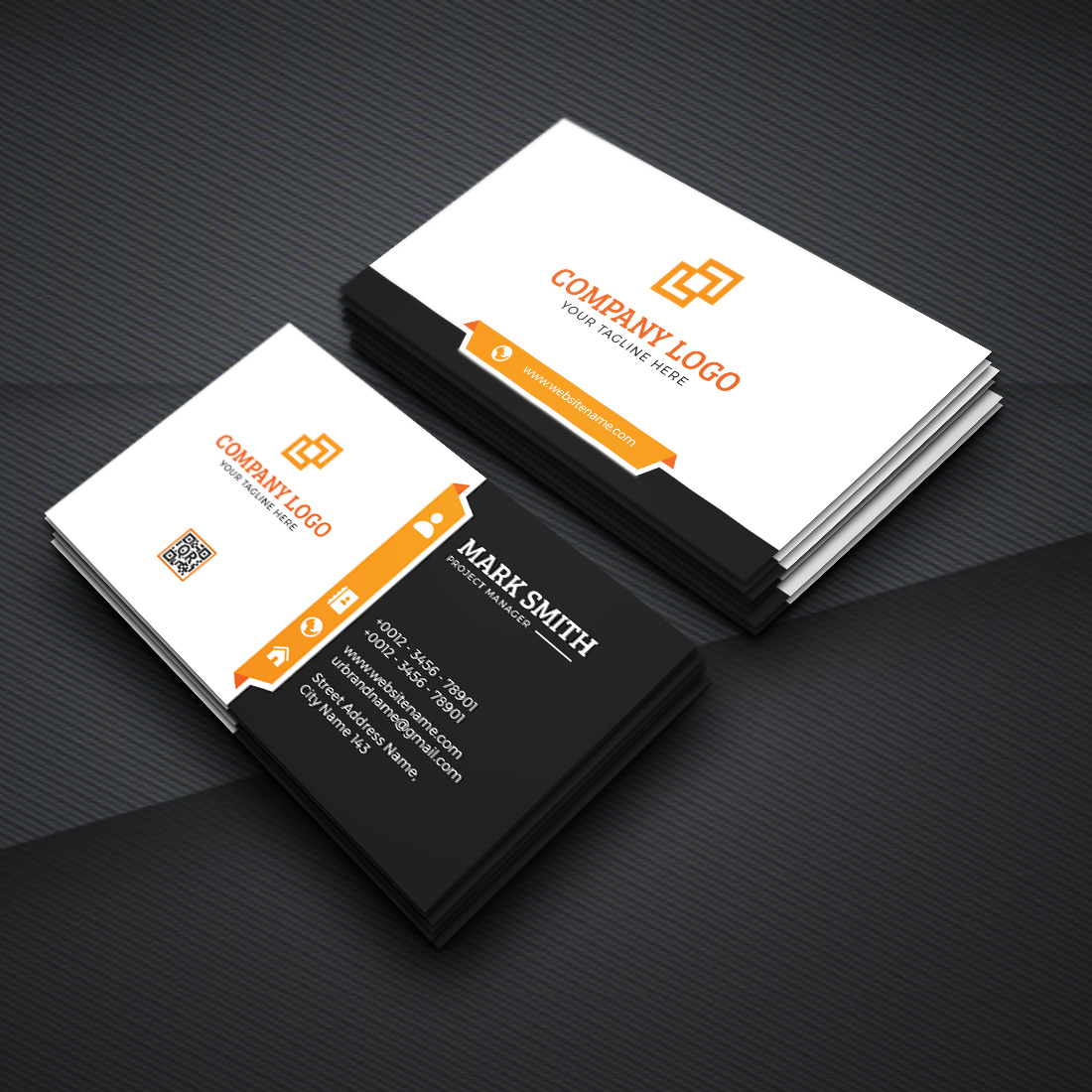 easy customizable and editable business card template 3