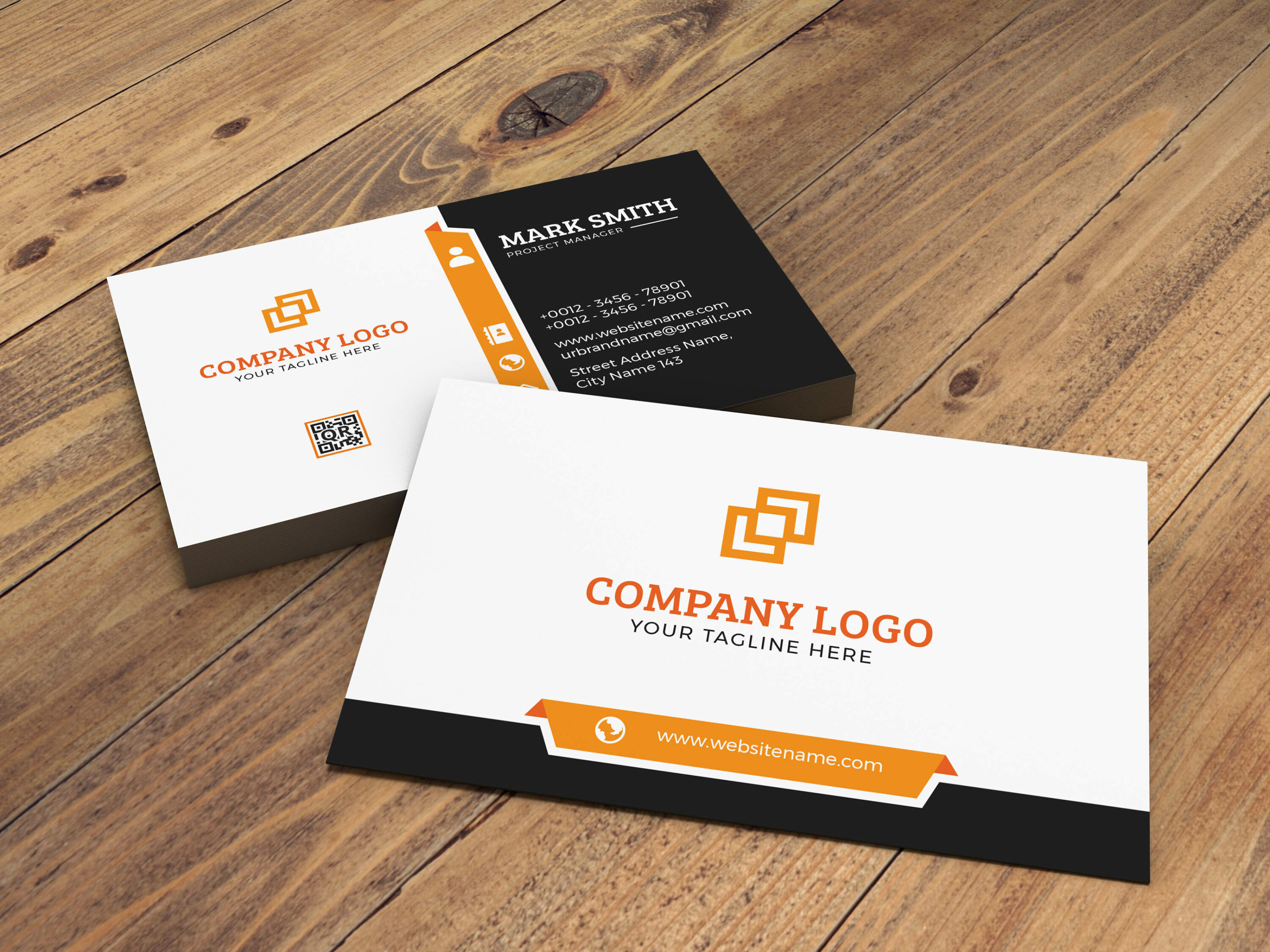 easy customizable and editable business card template 4