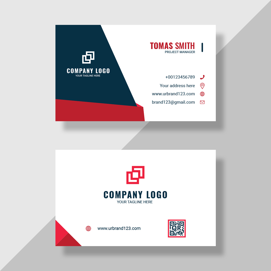 editable business card vector template design 2 1