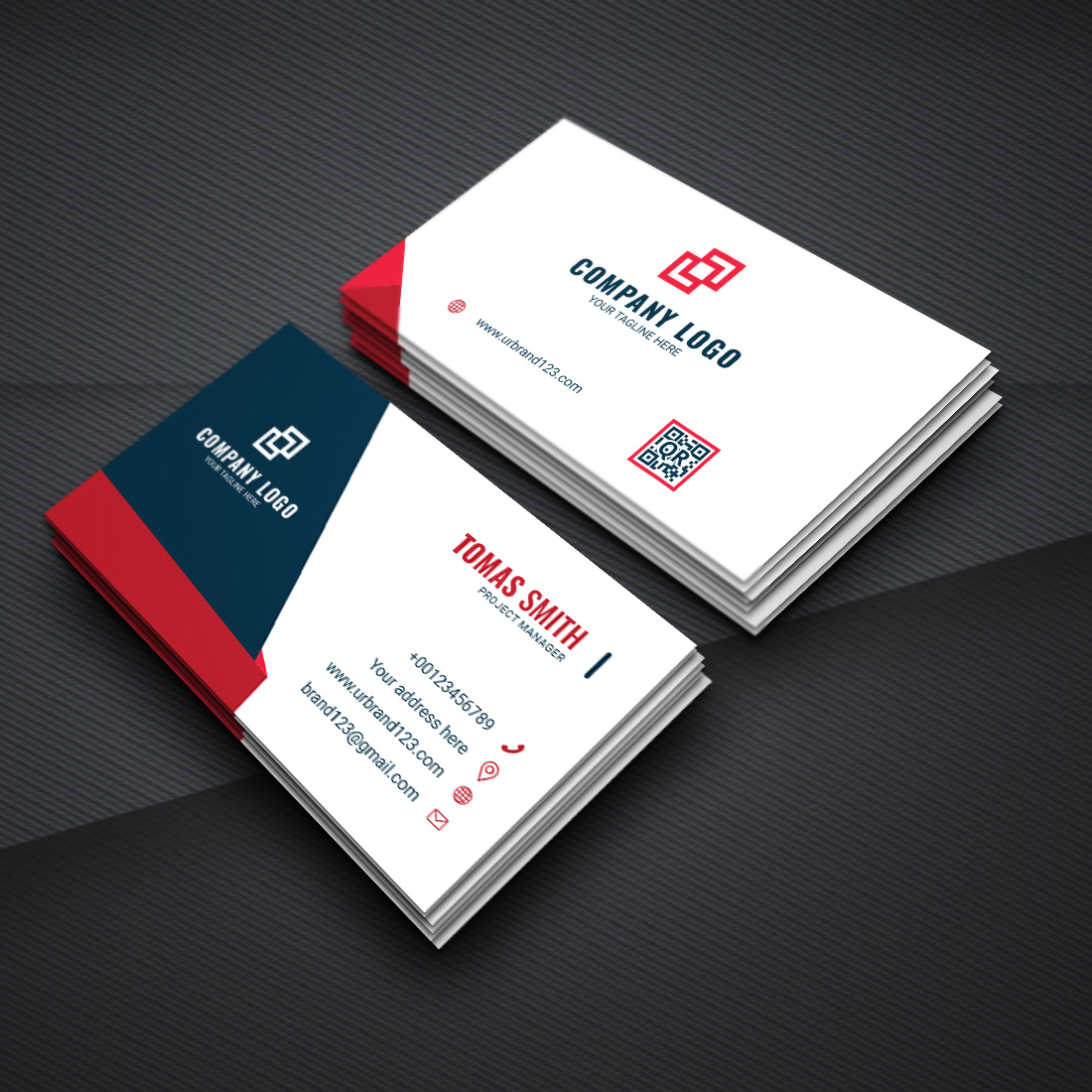 editable business card vector template design 3 2