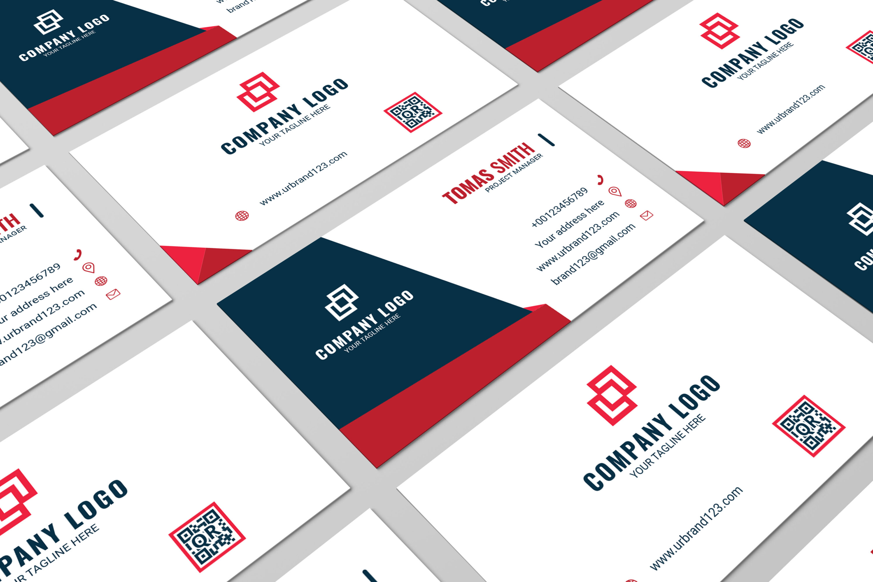 editable business card vector template design 5 1