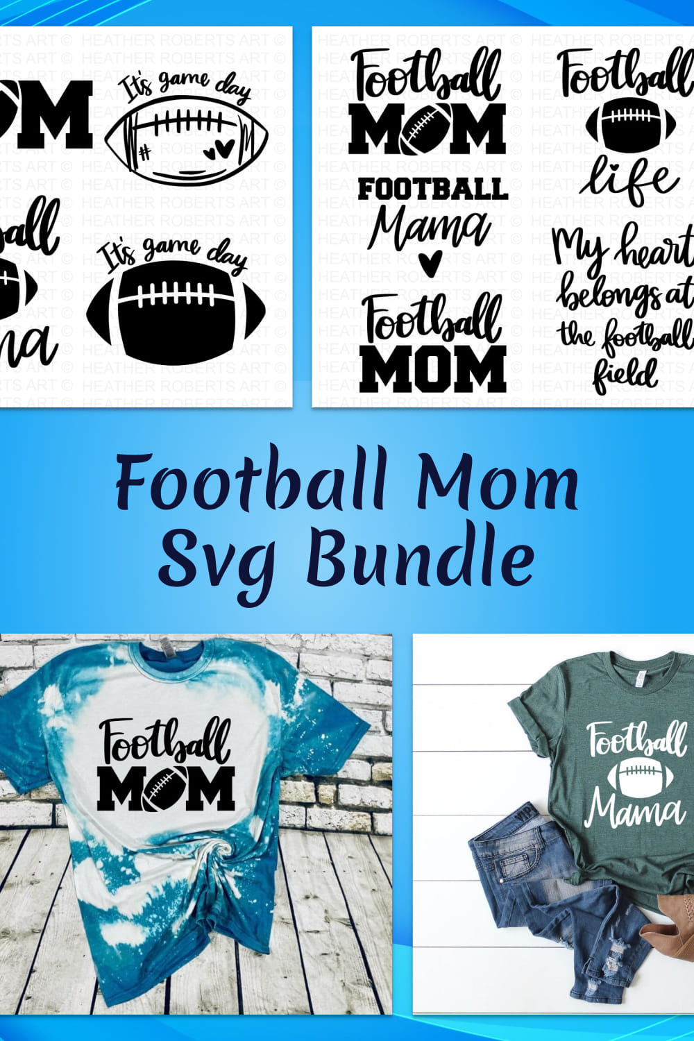 Football Mom SVG Bundle.