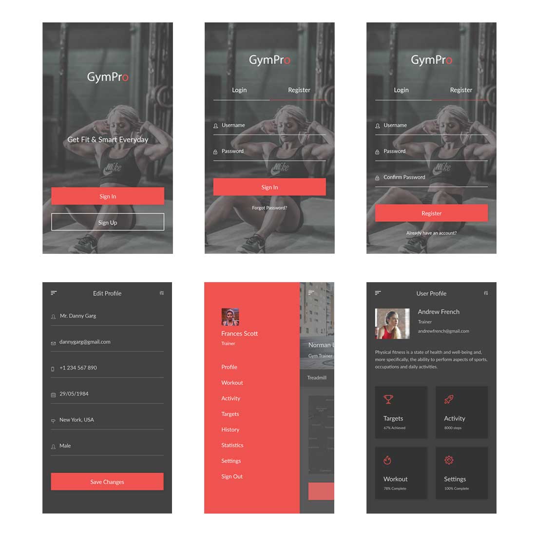 gympro fitness app preview image 2