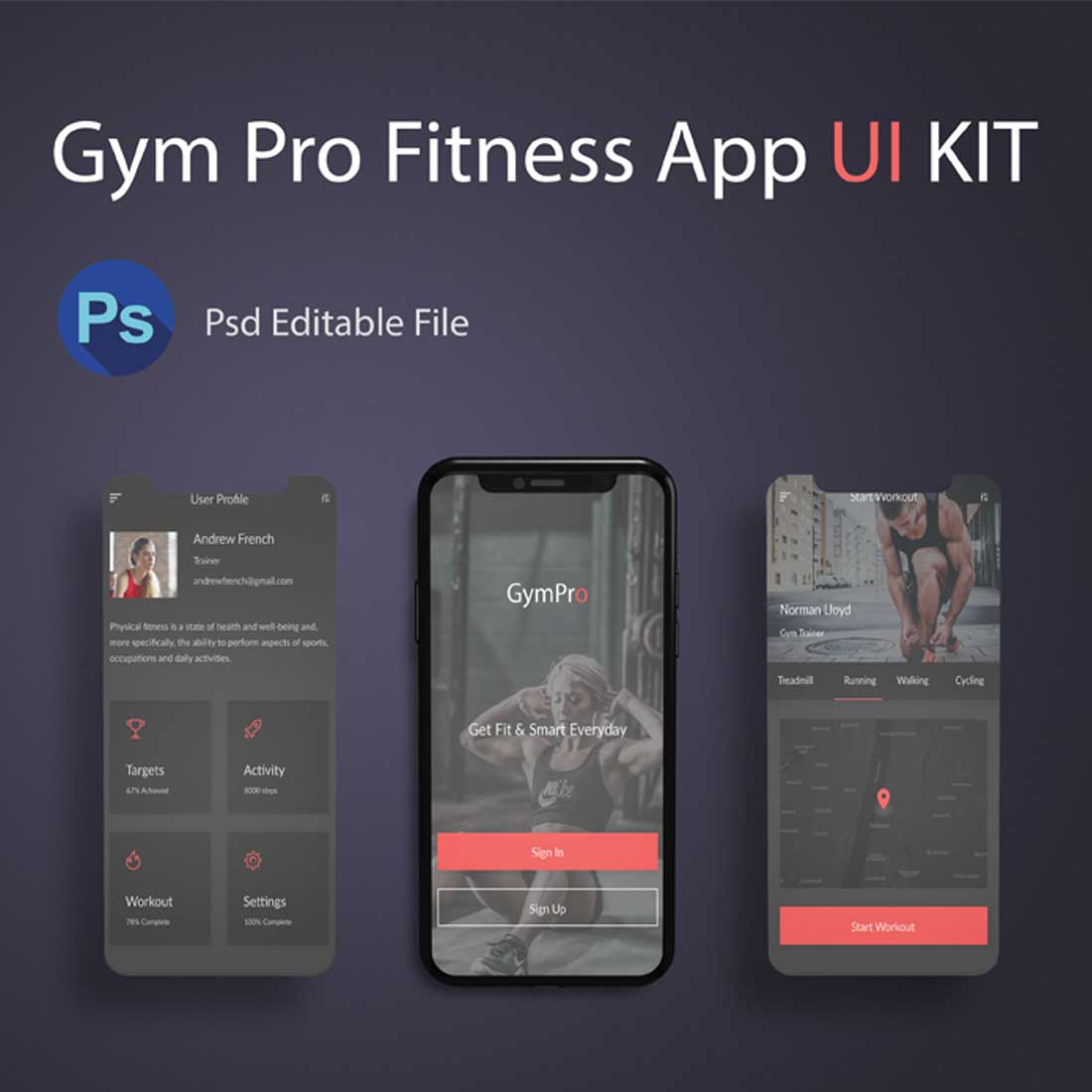 gympro fitness app preview image