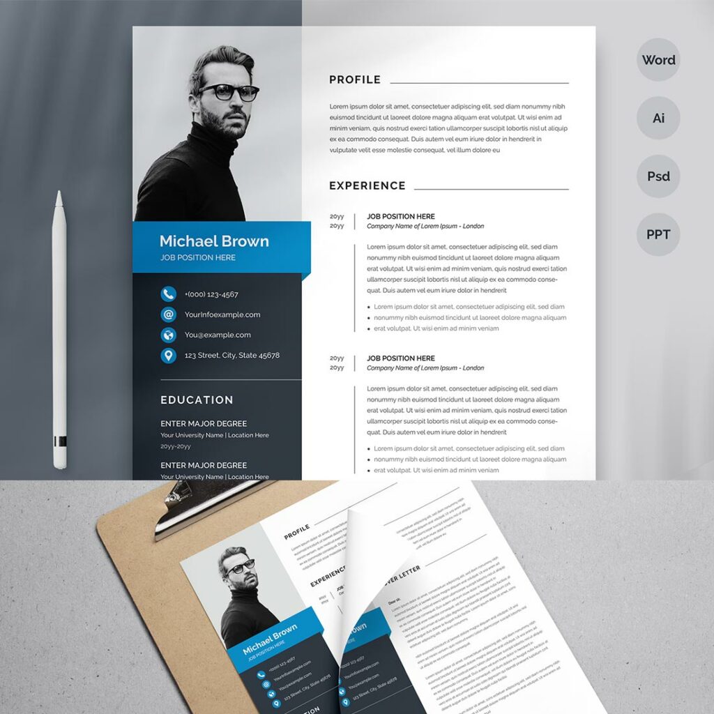 Resume   Cv Template - Masterbundles