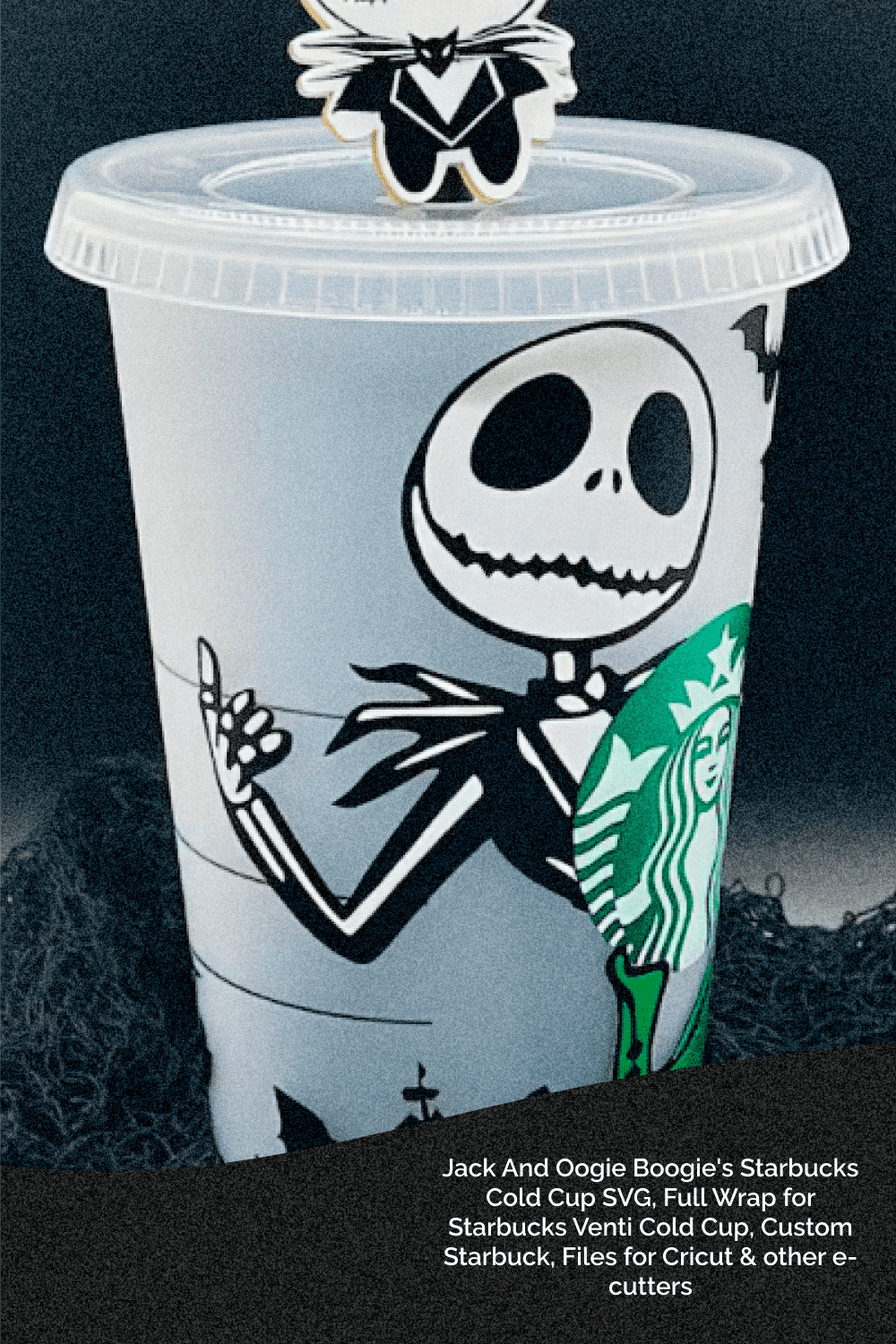 Oogie Boogie Inspired Starbucks Cup Nightmare Before 