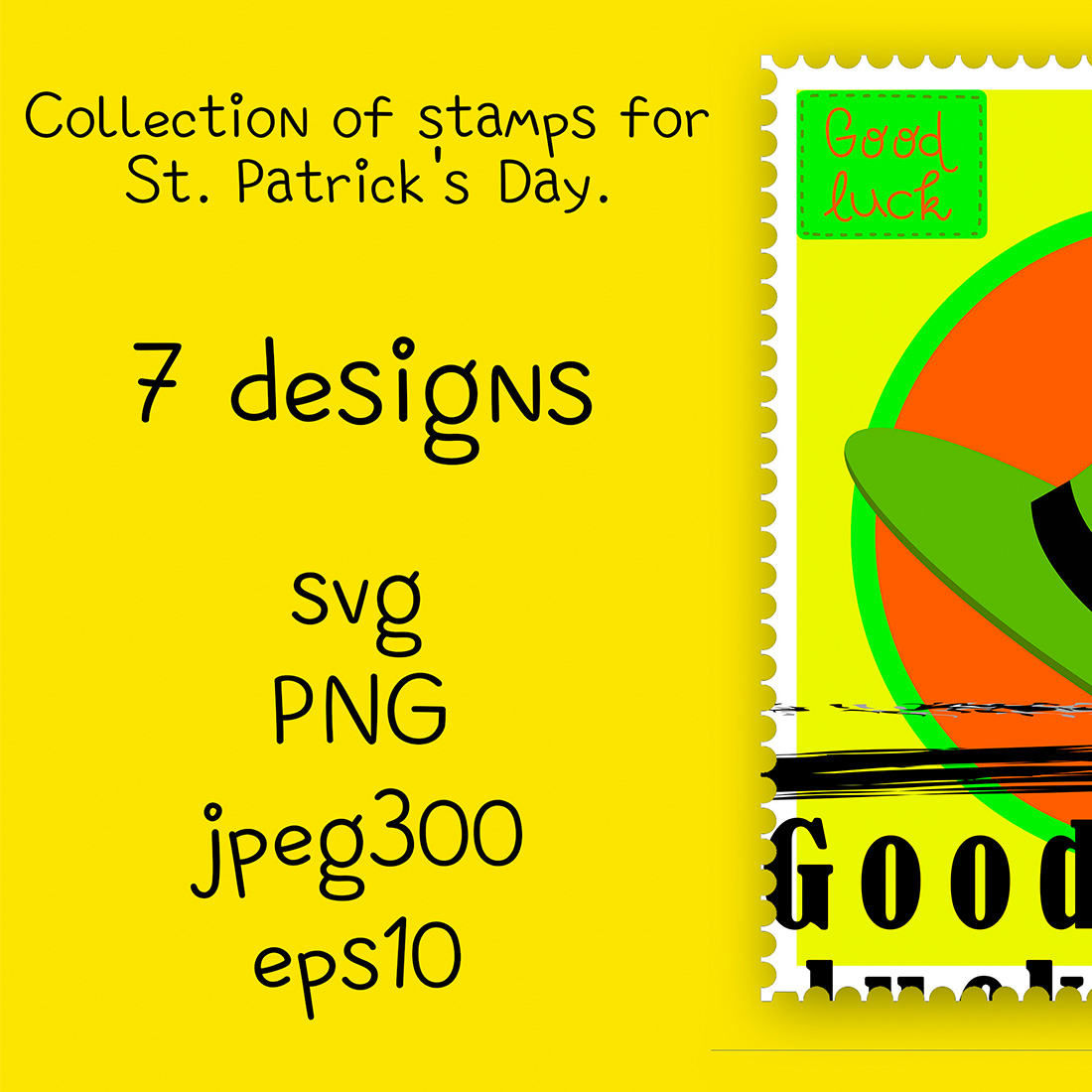  We are glad to present you a set of postage stamps for St. Patrick's Day.