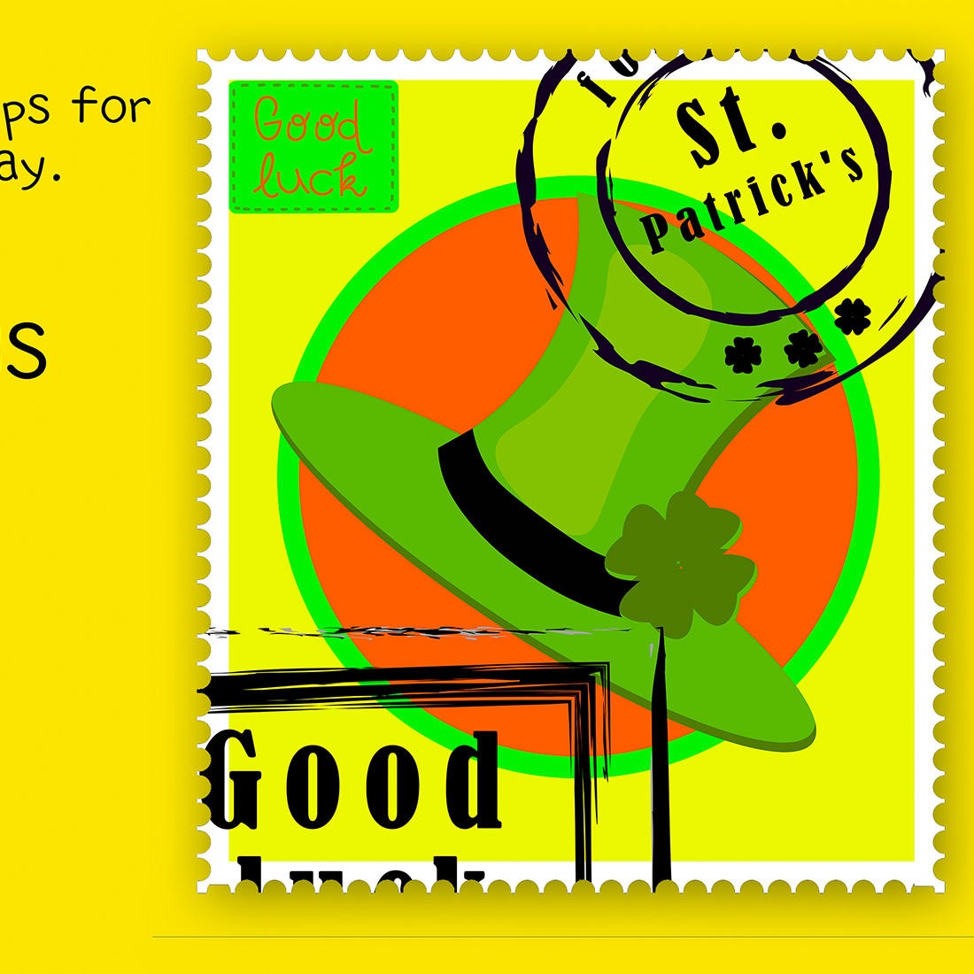 The set includes 7 designs of cute postage stamps for your projects.