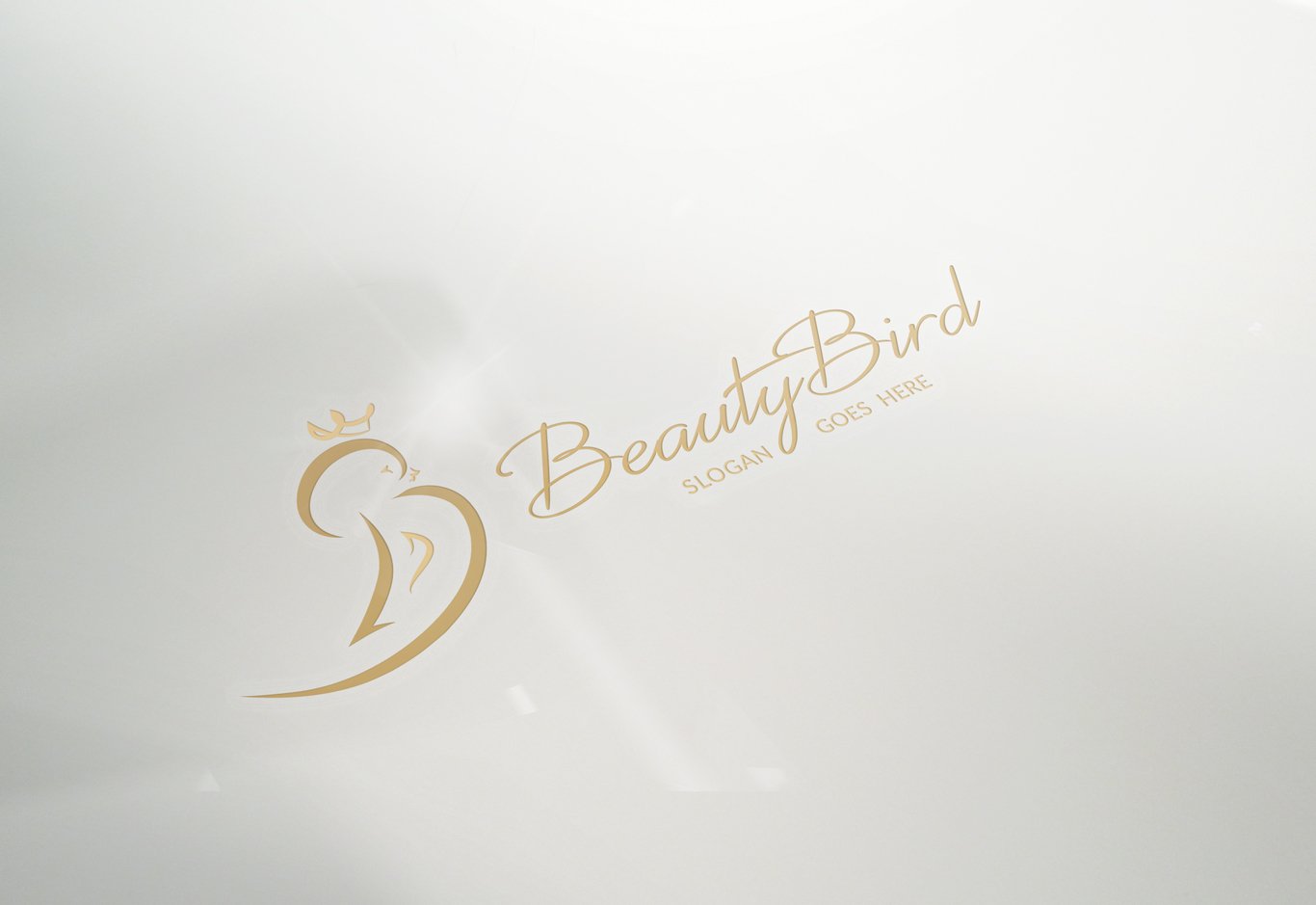 Bird Logo Letter B.