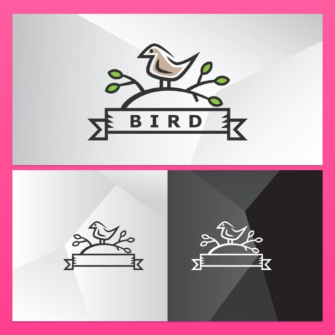 Little Sparrow Logo Template.