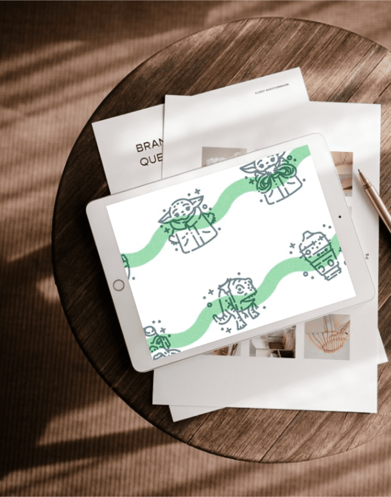 Man Oh Mando Line Art Icon Set – MasterBundles