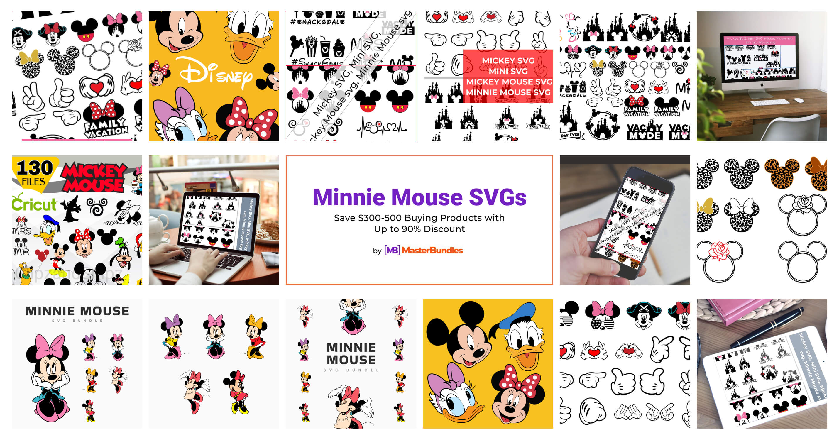 Minnie Mouse Free SVG - MasterBundles