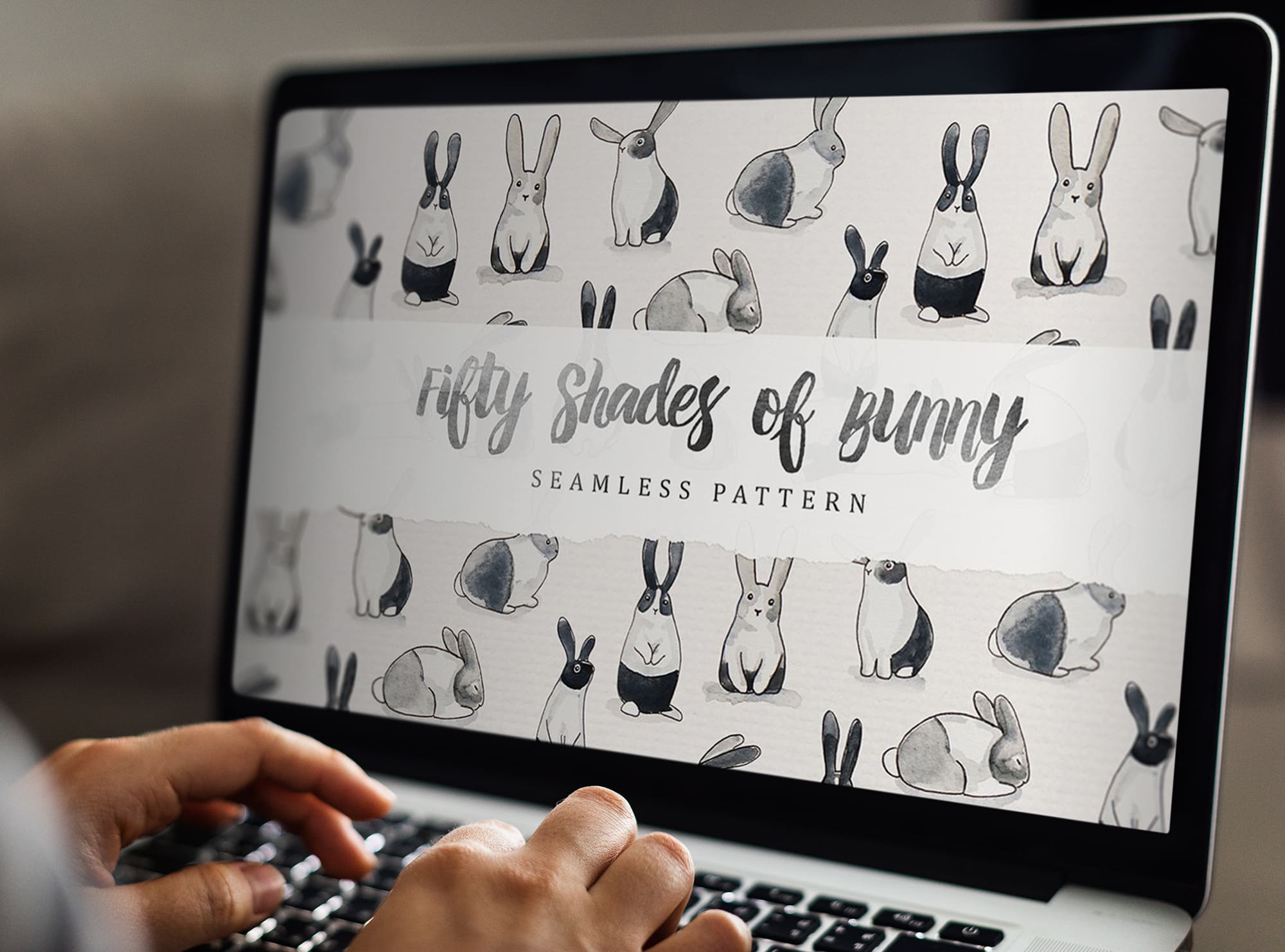 Fifty Shades of Bunny - laptop.