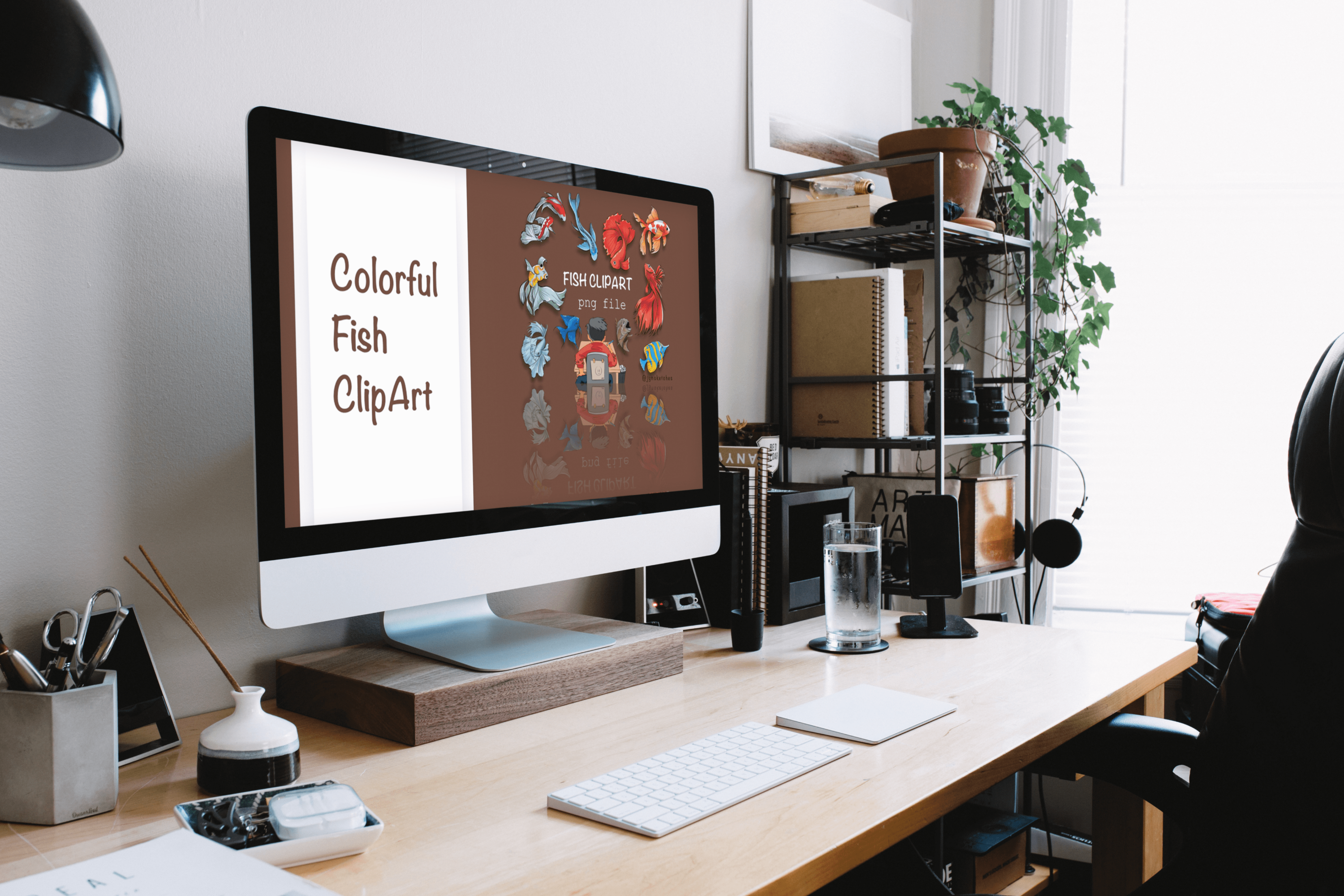 Colorful Fish Clip Art - desktop.