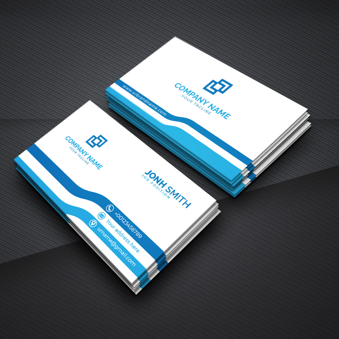 modern business card design template 2