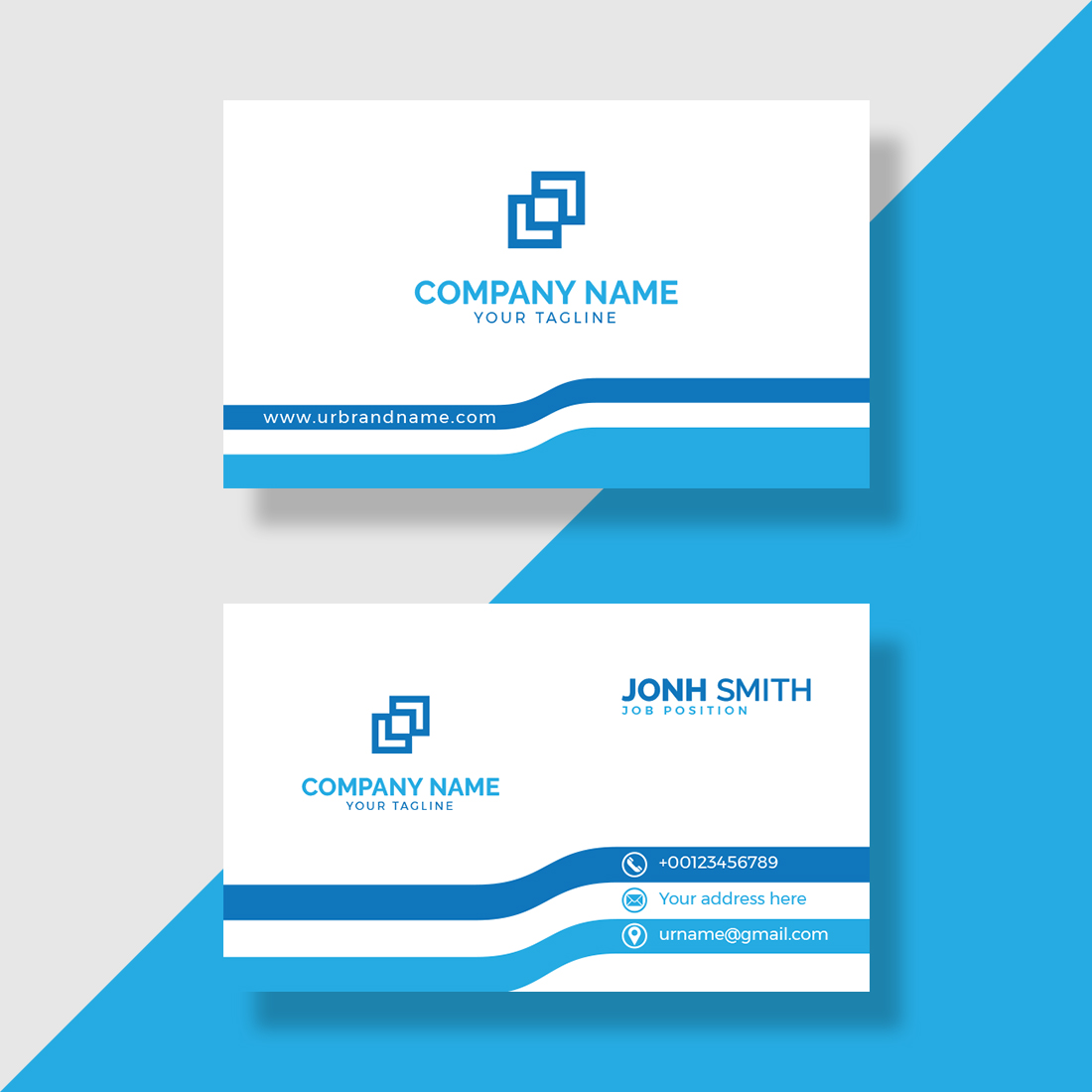 modern business card design template 3