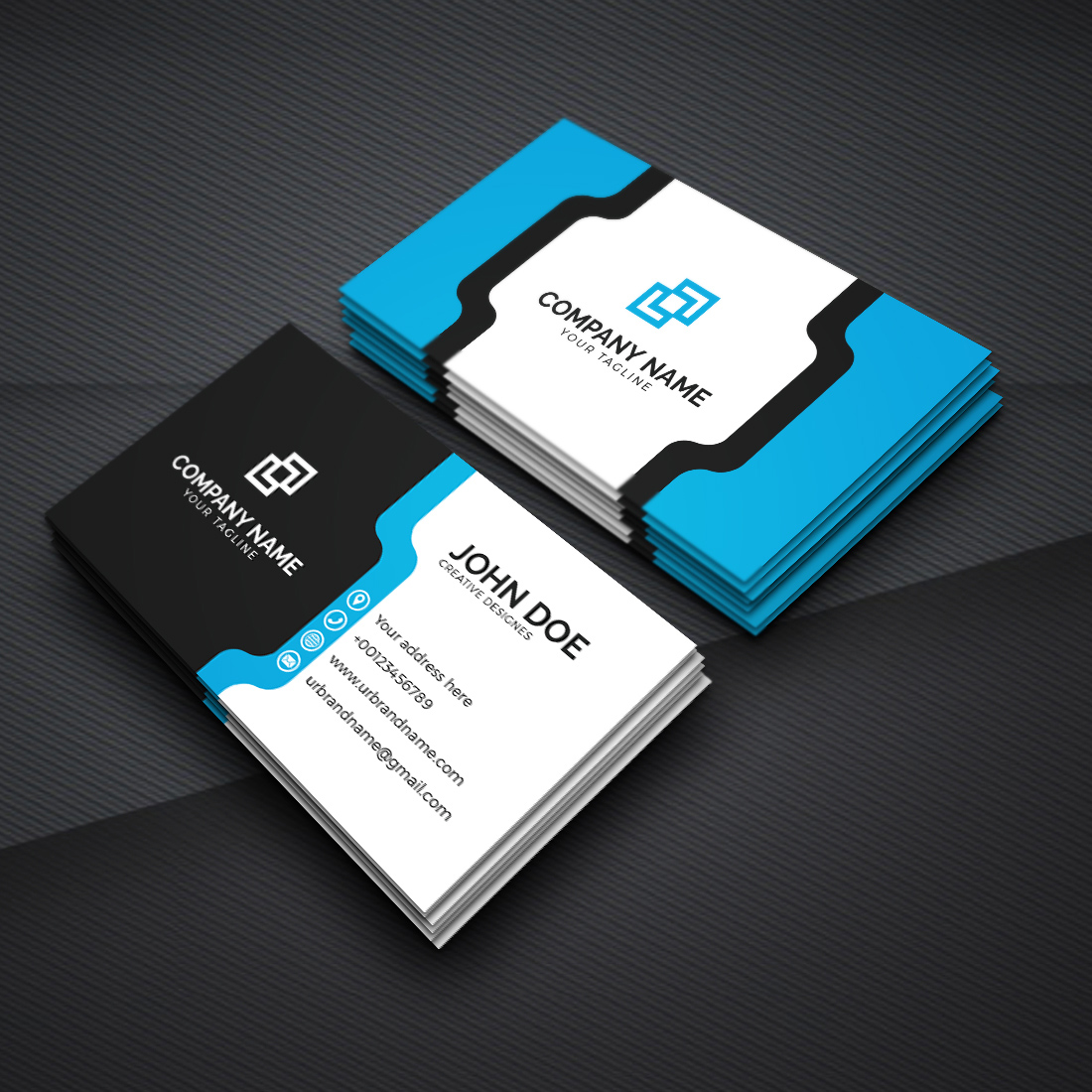 modern business card design template vector image 3 1